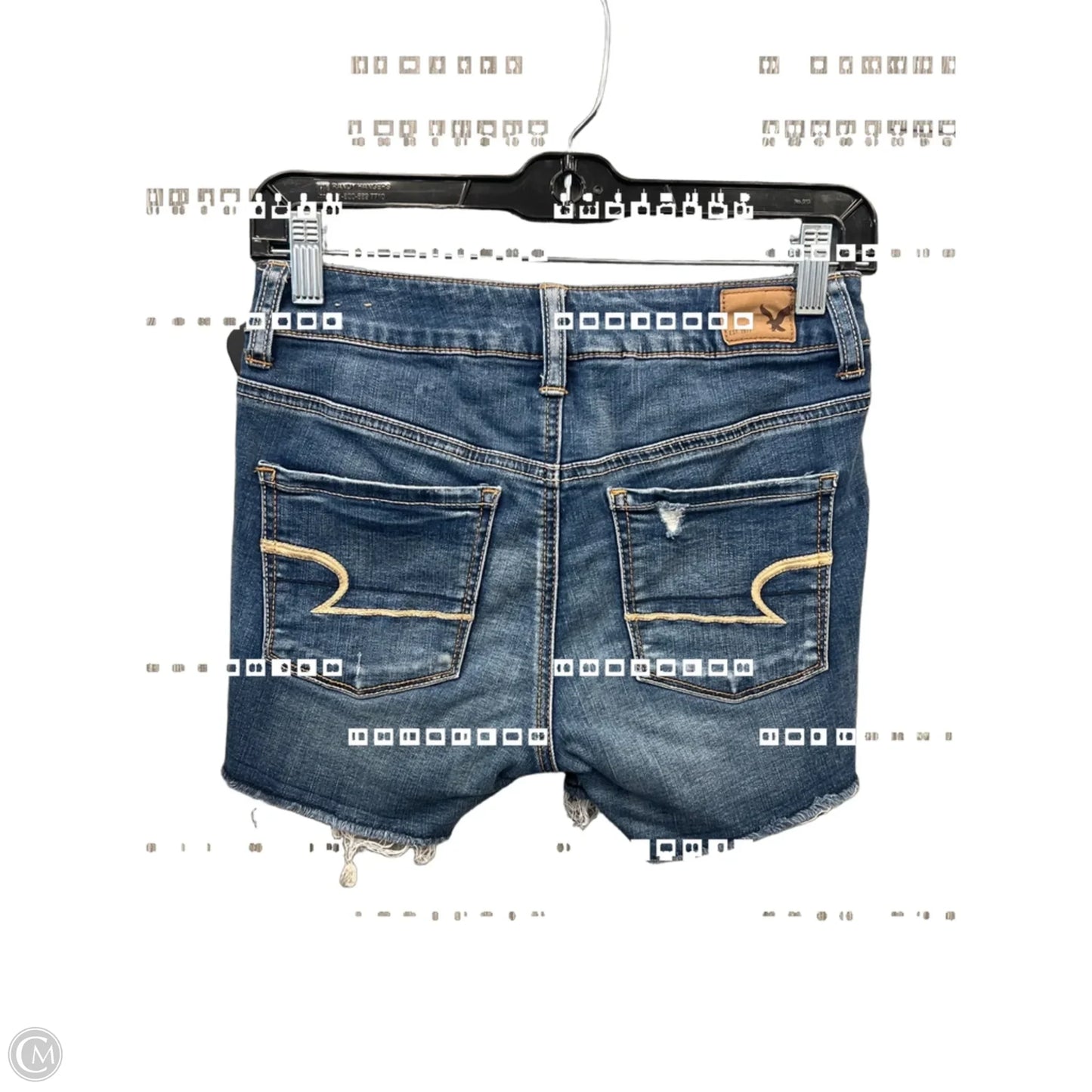 Shorts By American Eagle In Blue Denim, Size: 4