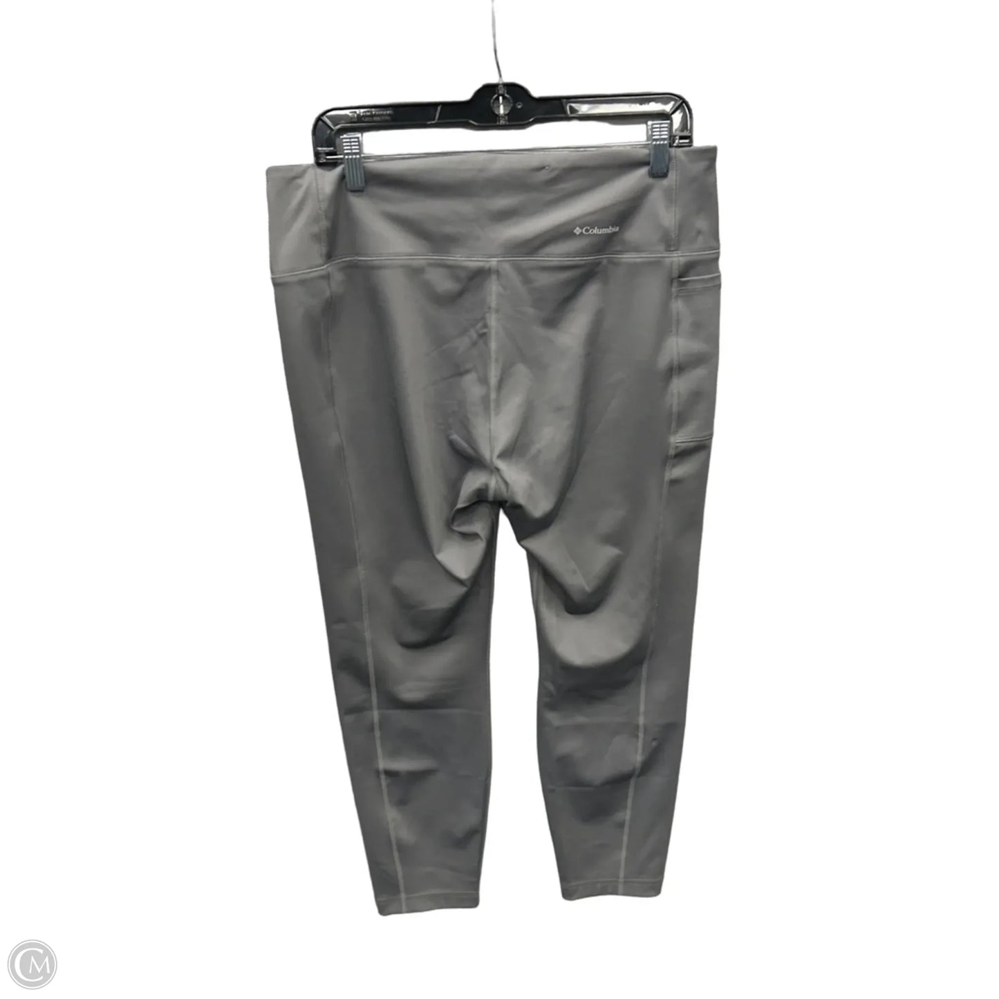 Athletic Leggings By Columbia In Grey, Size: Xl