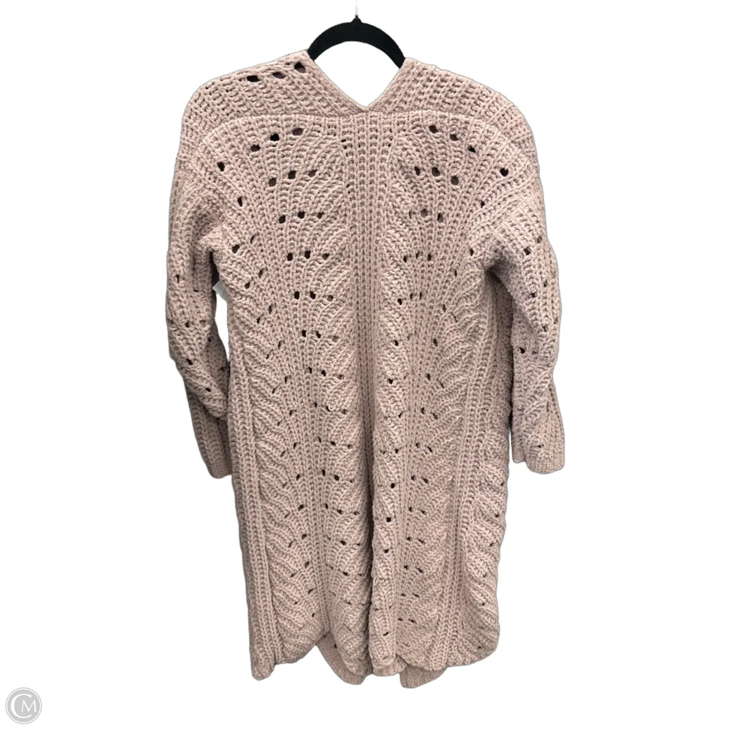 Sweater Cardigan By Moon And Madison In Mauve, Size: S