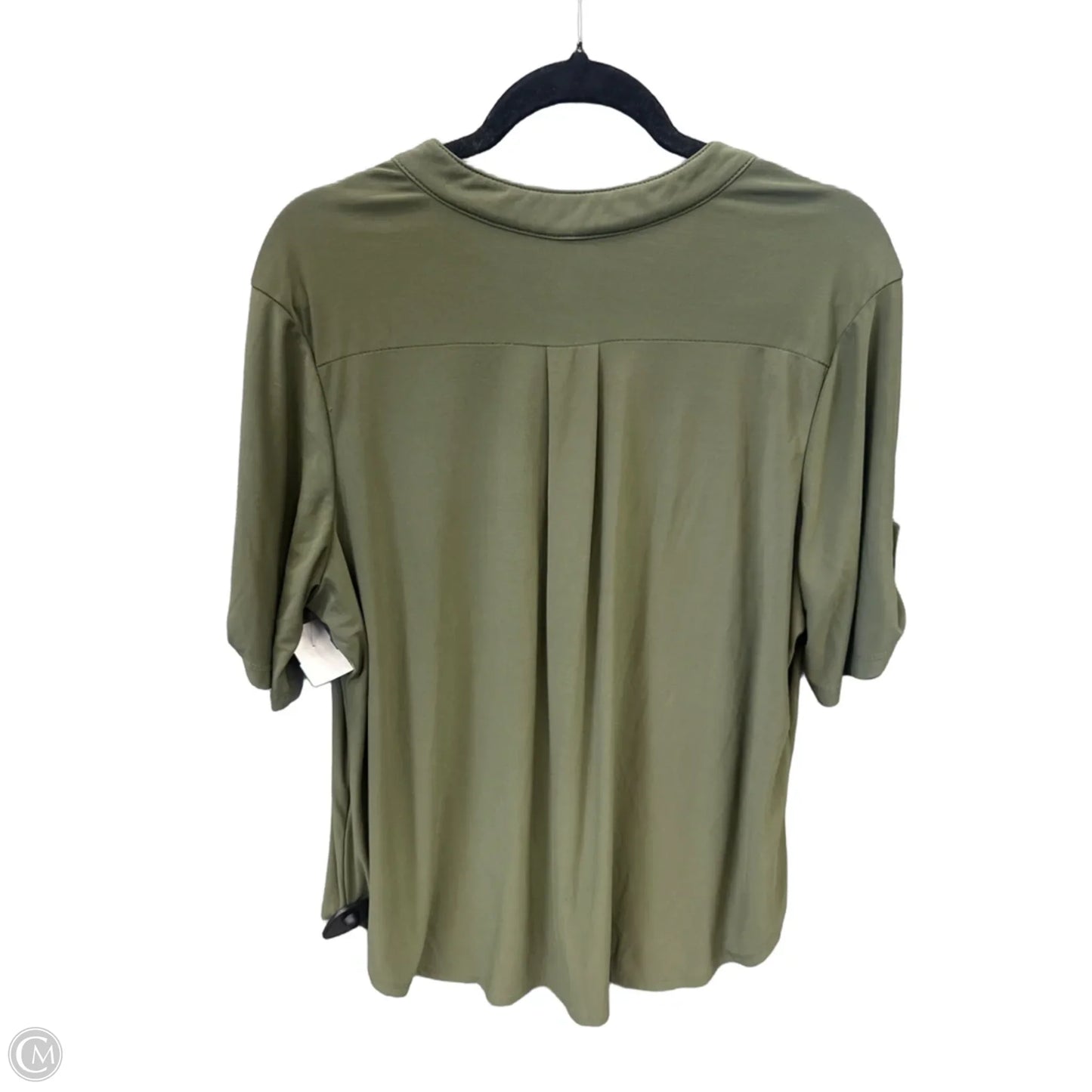 Top Short Sleeve By Clothes Mentor In Green, Size: 2x