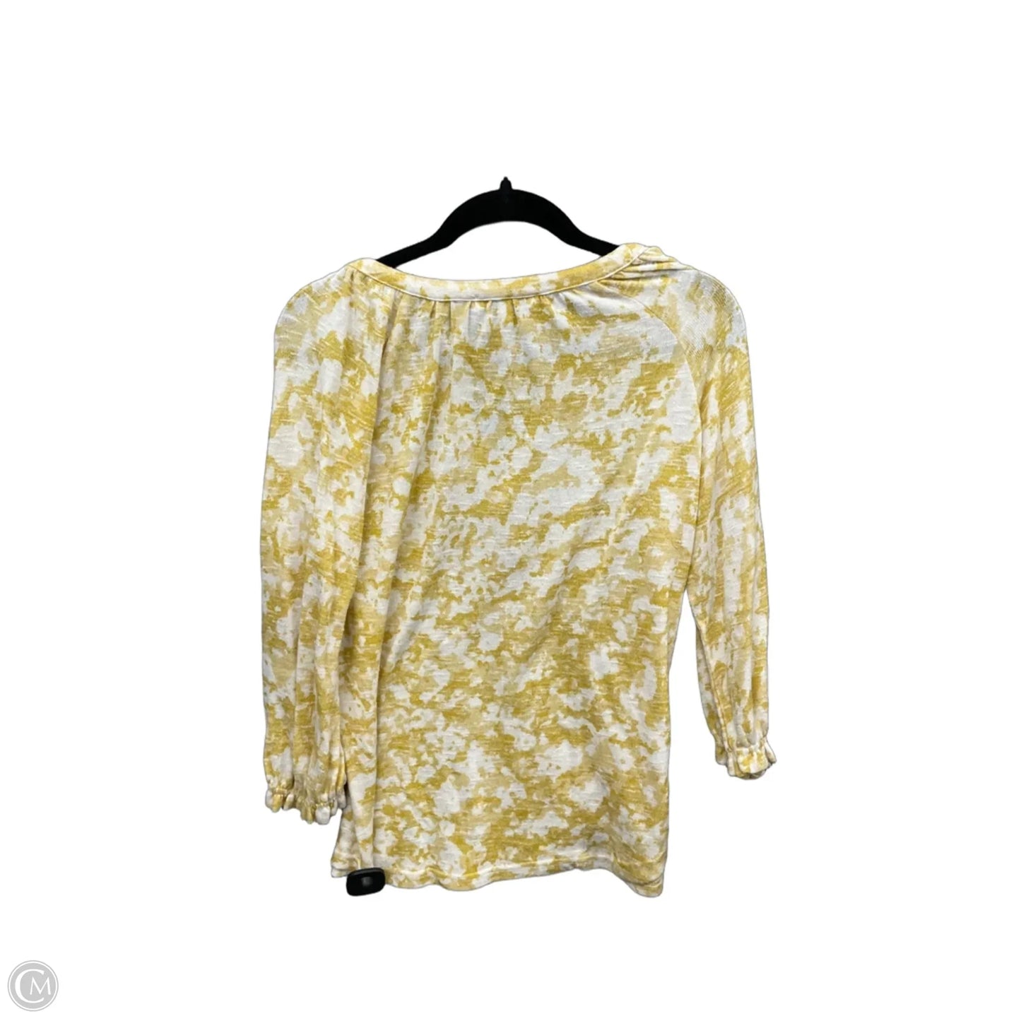 Top Long Sleeve By Rose And Olive In Yellow, Size: M