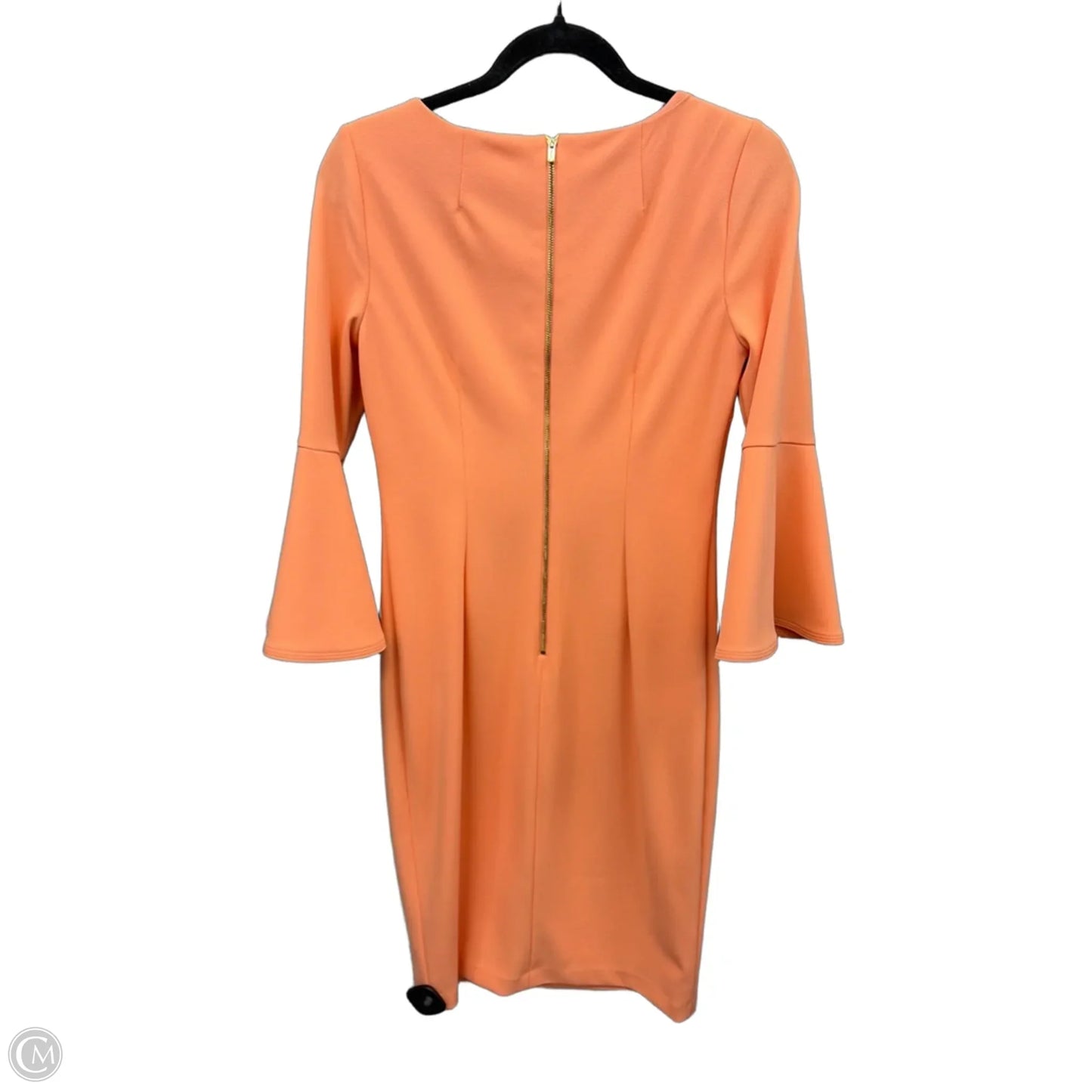Dress Work By Calvin Klein In Coral, Size: S
