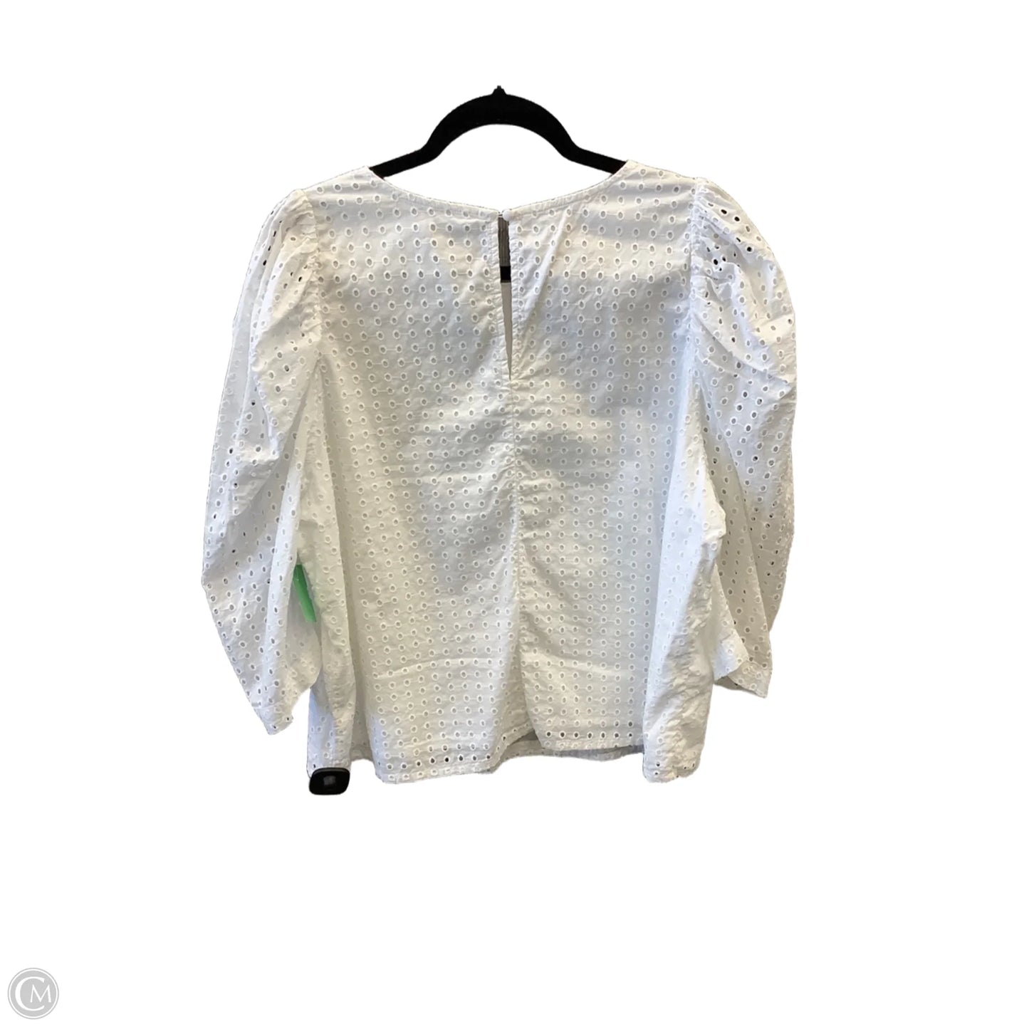 Top 3/4 Sleeve By A New Day In White, Size: Xxl