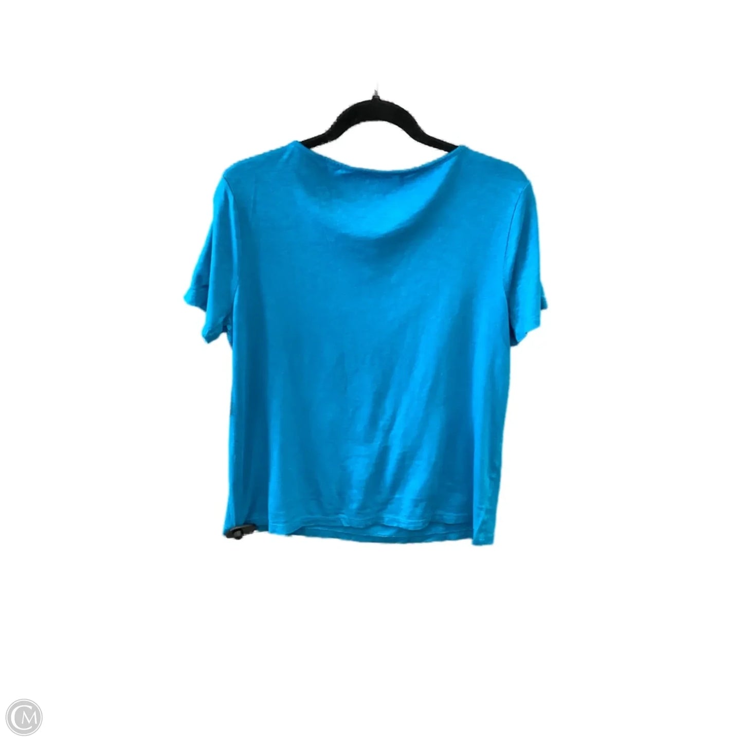 Top Short Sleeve By Talbots In Blue, Size: Lp