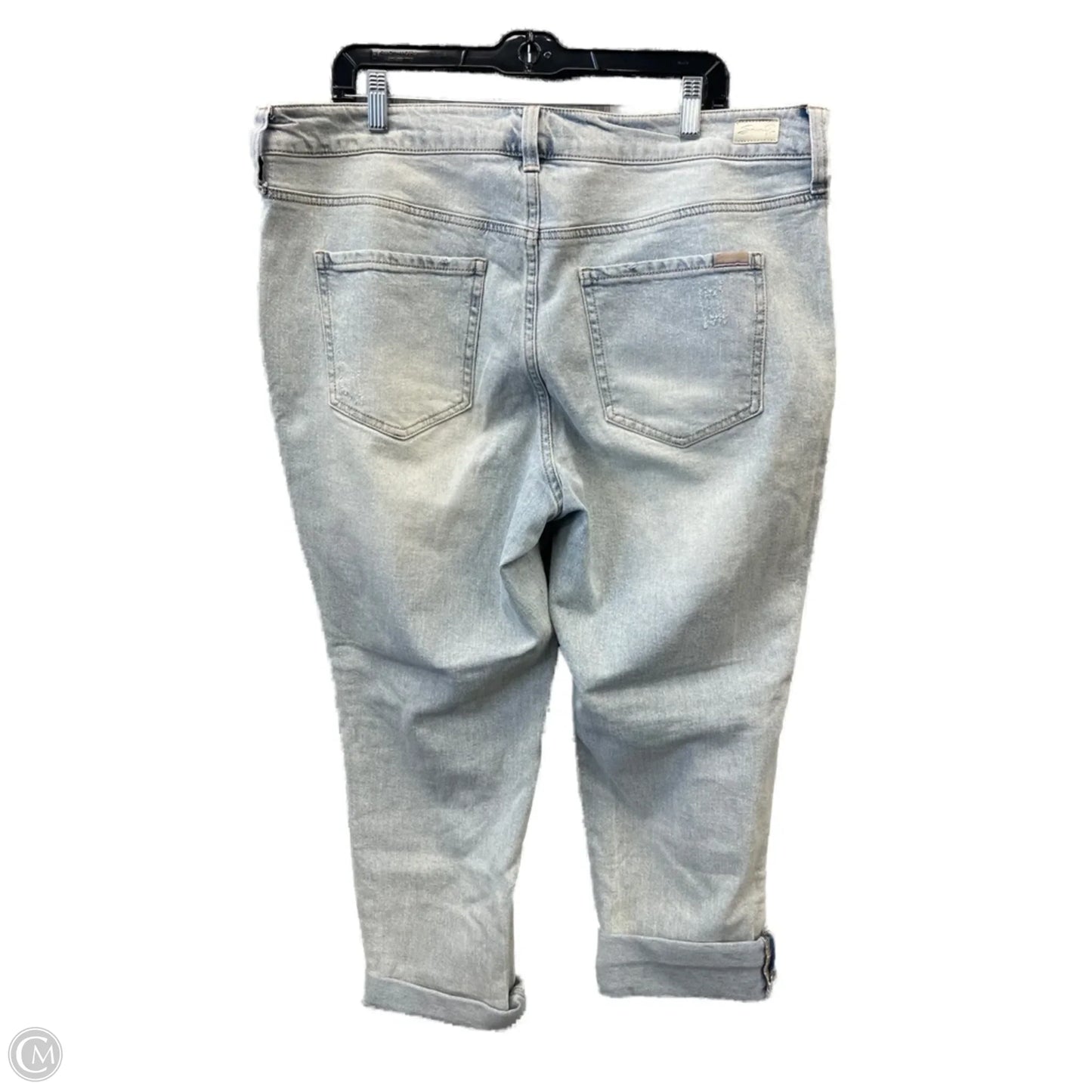 Jeans Straight By Seven 7 In Blue Denim, Size: 16