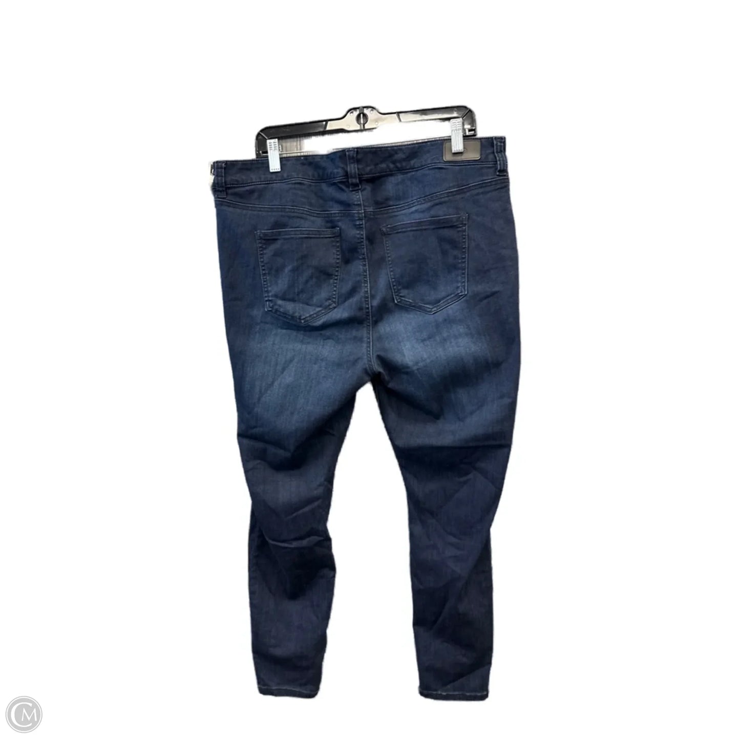 Jeans Skinny By Celebrity Pink In Blue Denim, Size: 20