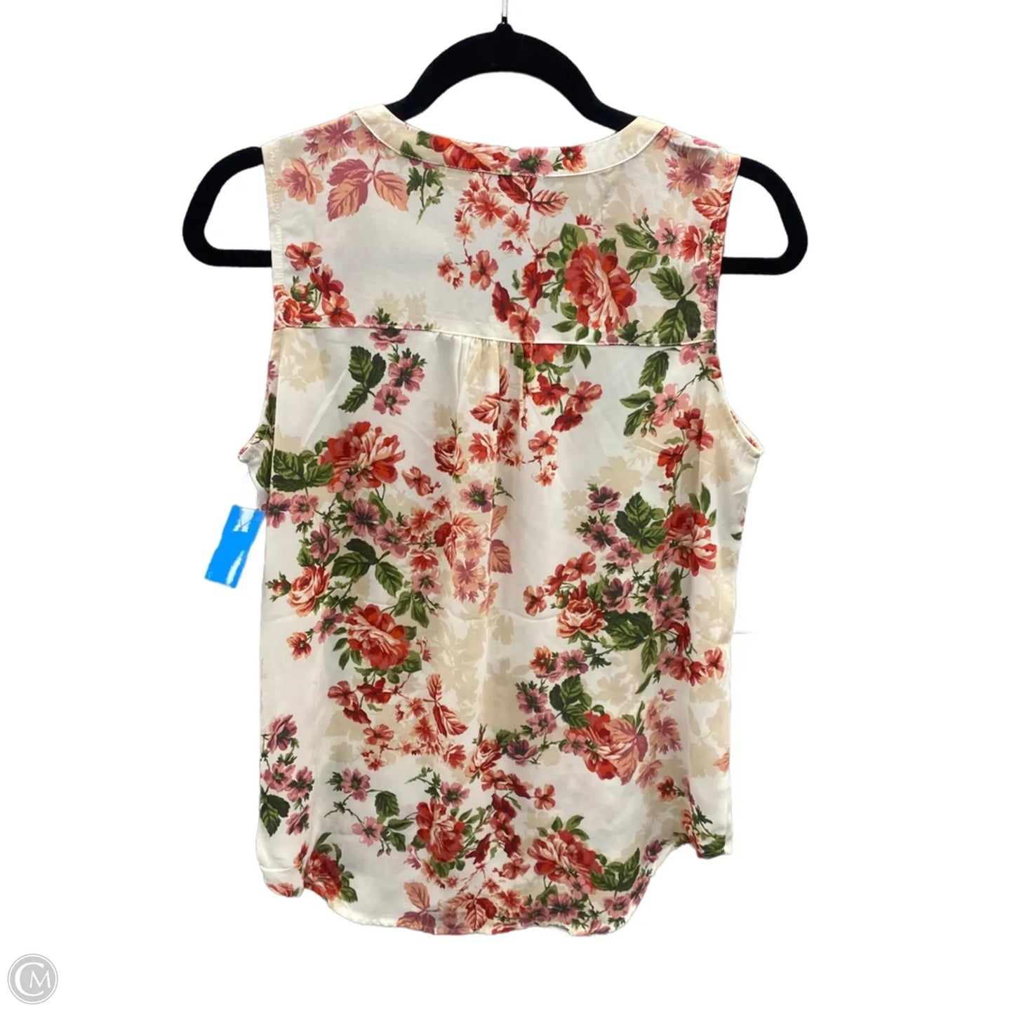 Top Sleeveless By Maurices In Floral Print, Size: S