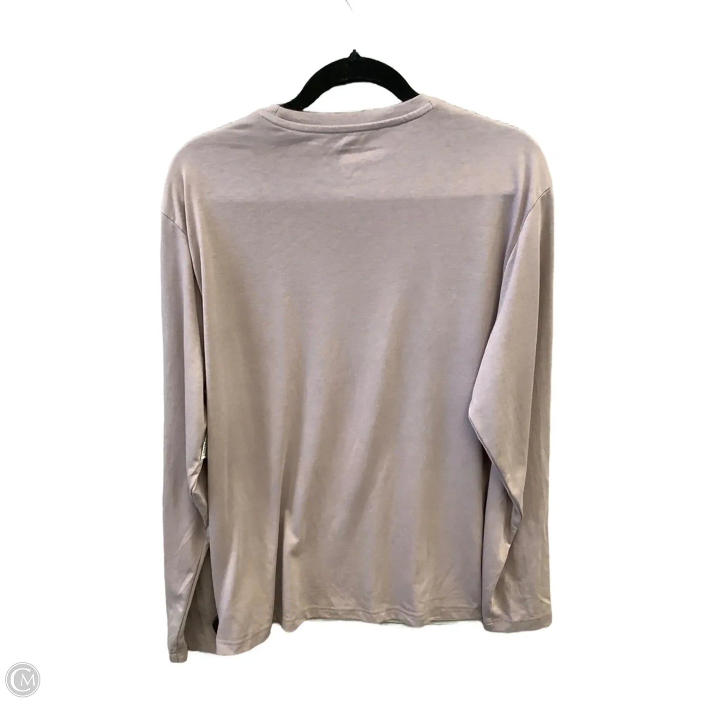 Athletic Top Long Sleeve Crewneck By Athletic Works In Purple, Size: L