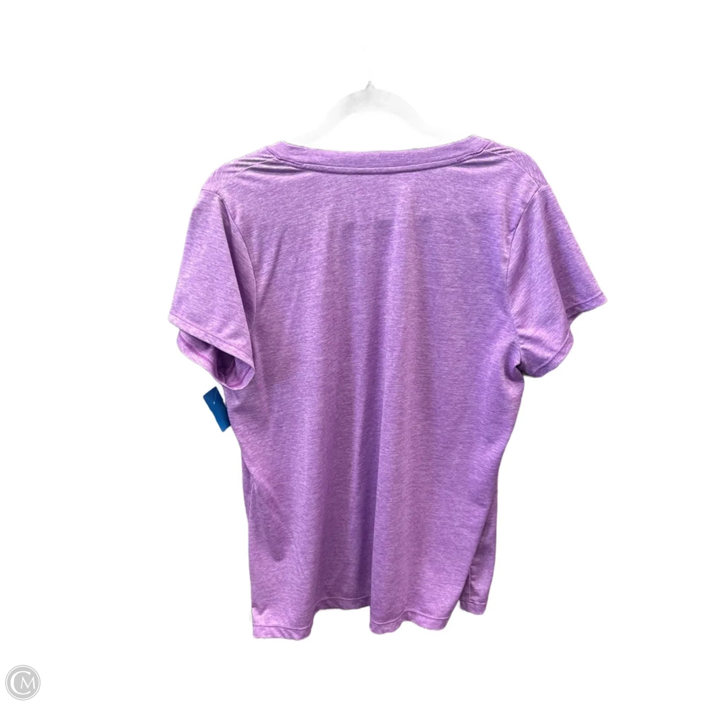 Athletic Top Short Sleeve By Xersion In Purple, Size: 1x