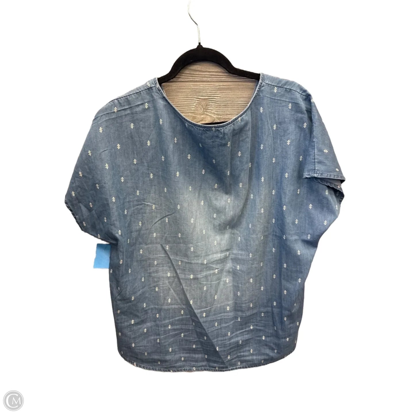 Top Short Sleeve By Maurices In Blue, Size: Xxl