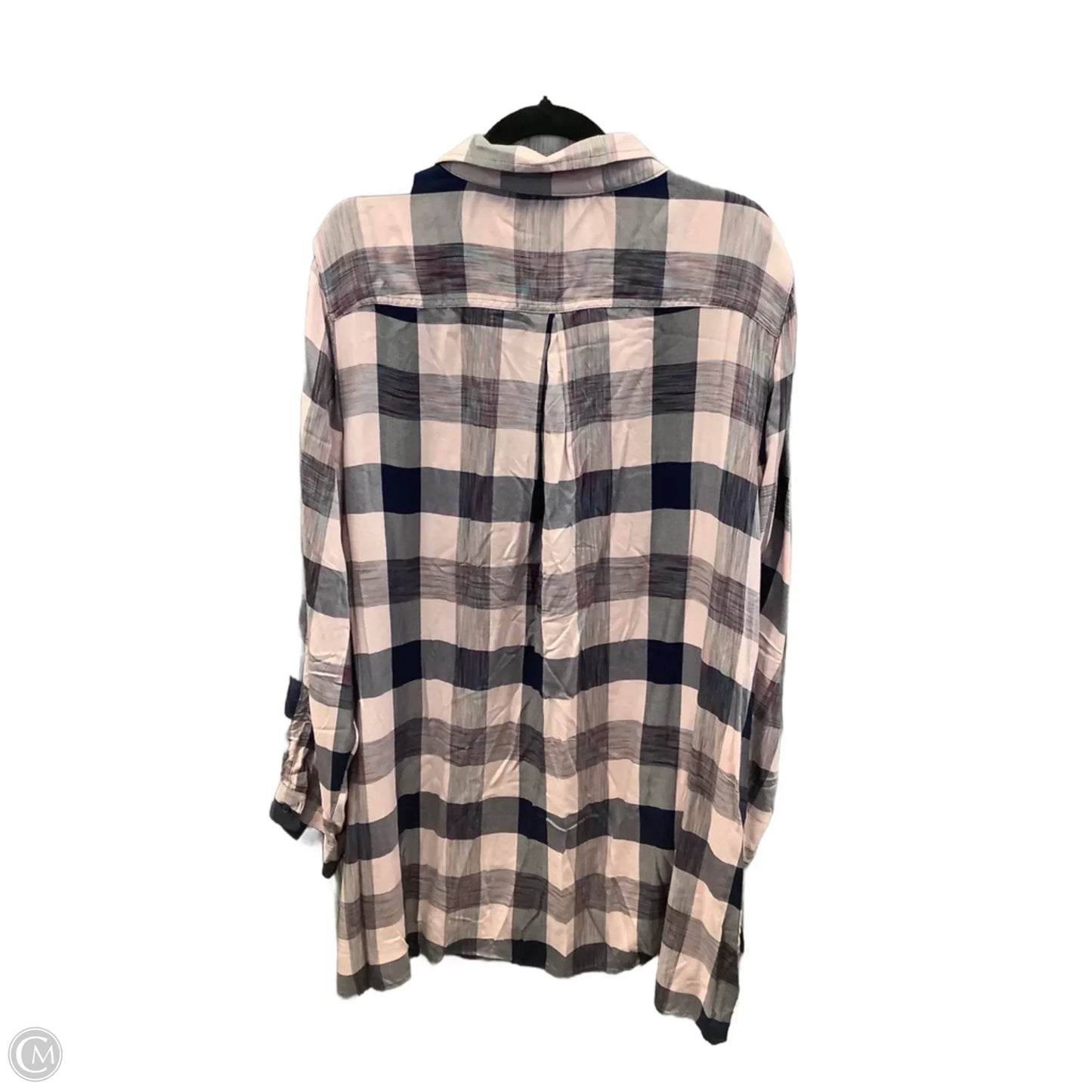 Dress Casual Short By Clothes Mentor In Plaid Pattern, Size: 3x