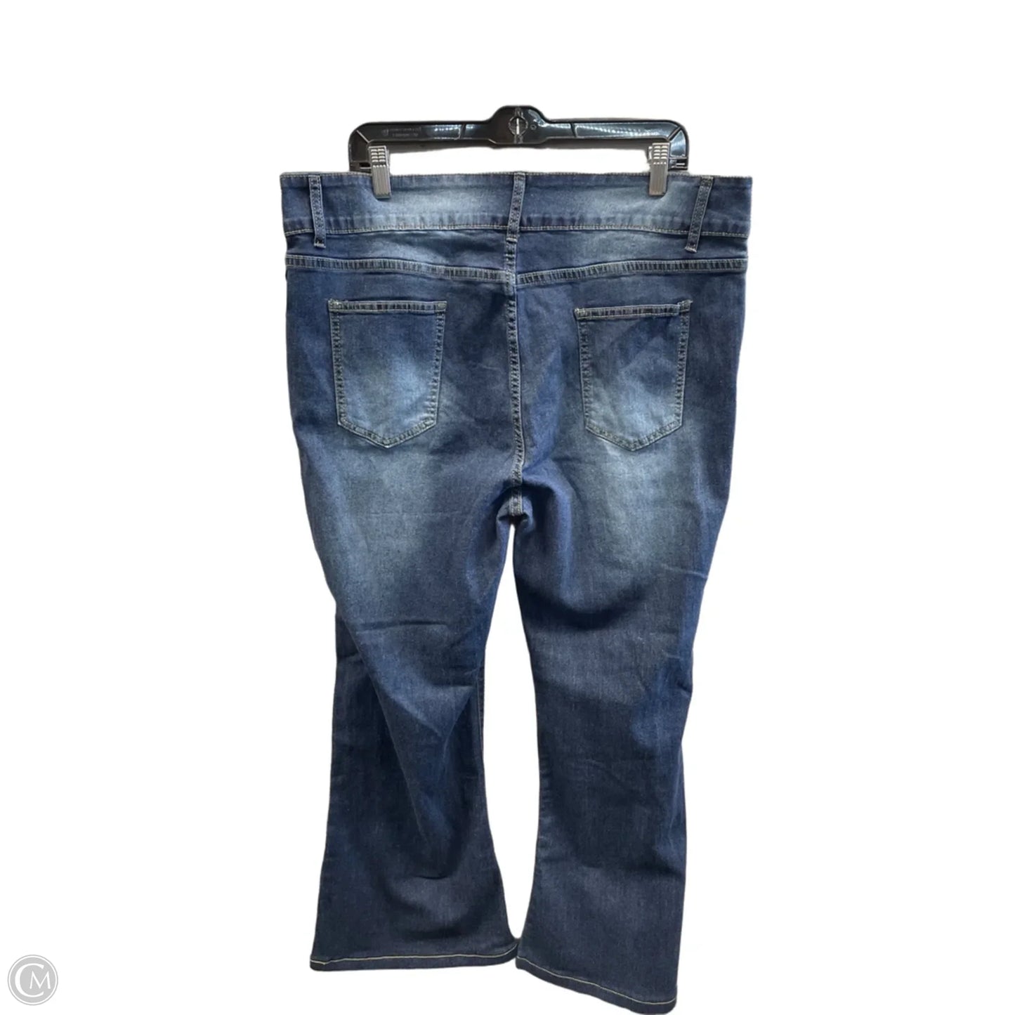 Jeans Boot Cut By Clothes Mentor In Blue Denim, Size: 22