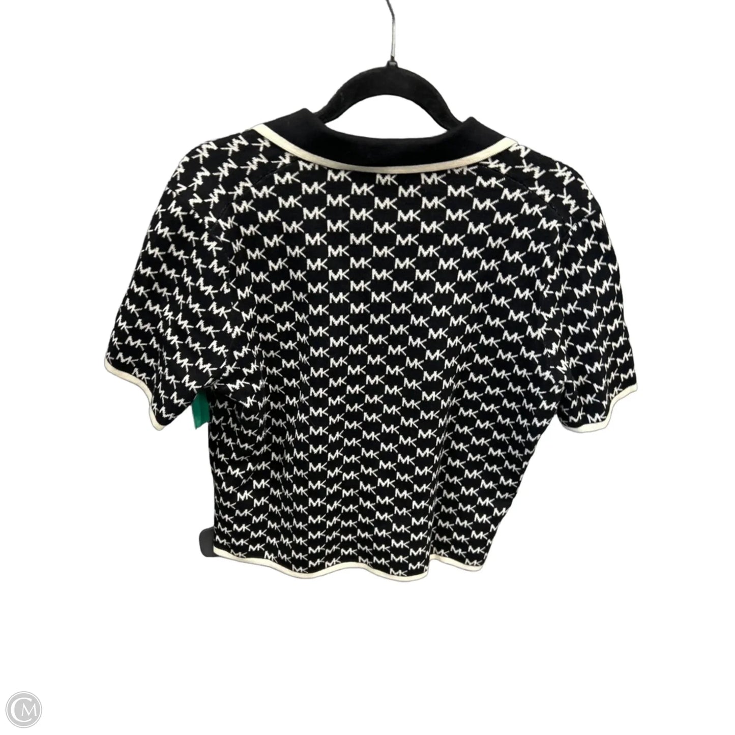 Top Short Sleeve By Michael By Michael Kors In Black, Size: L