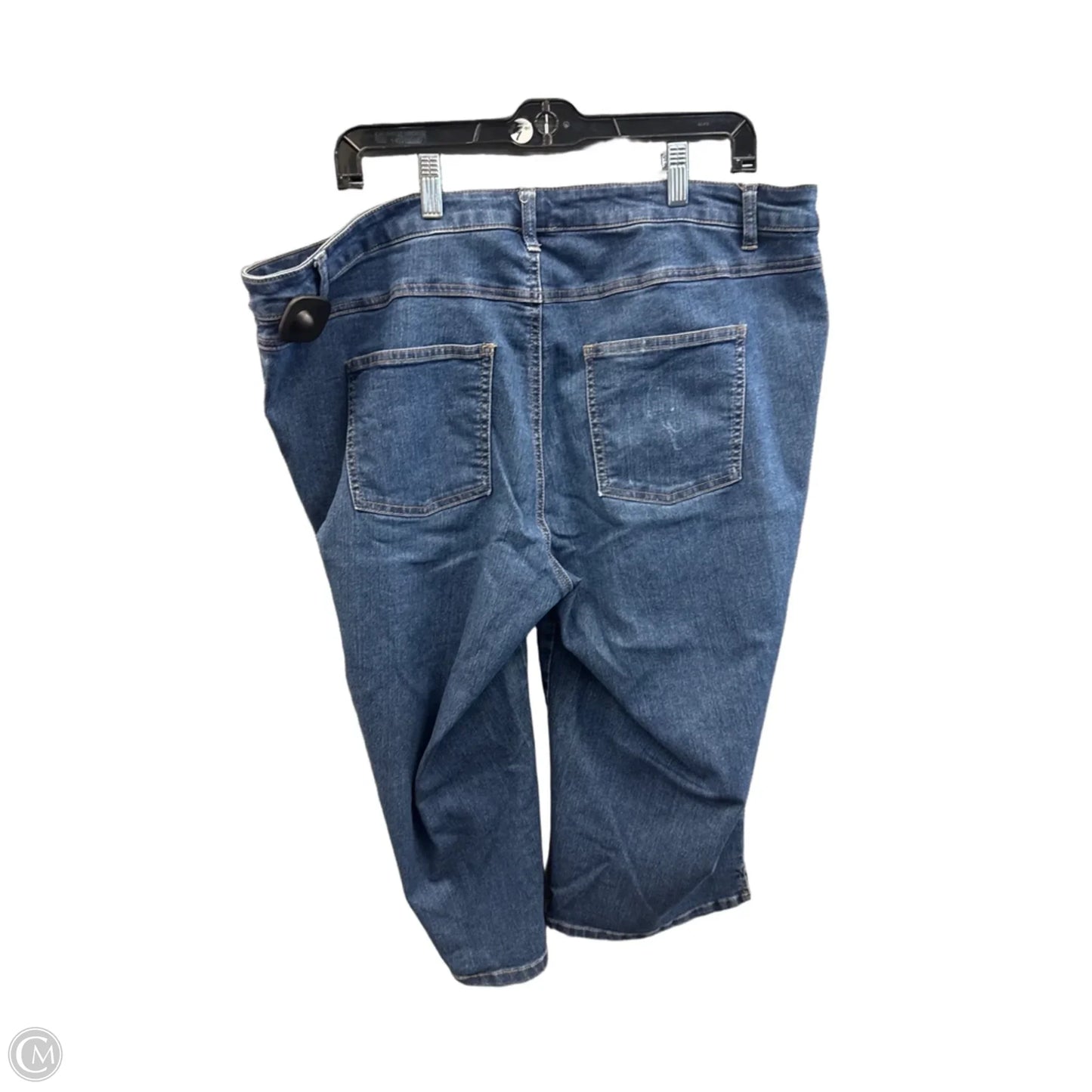 Capris By Woman Within In Blue Denim, Size: 20