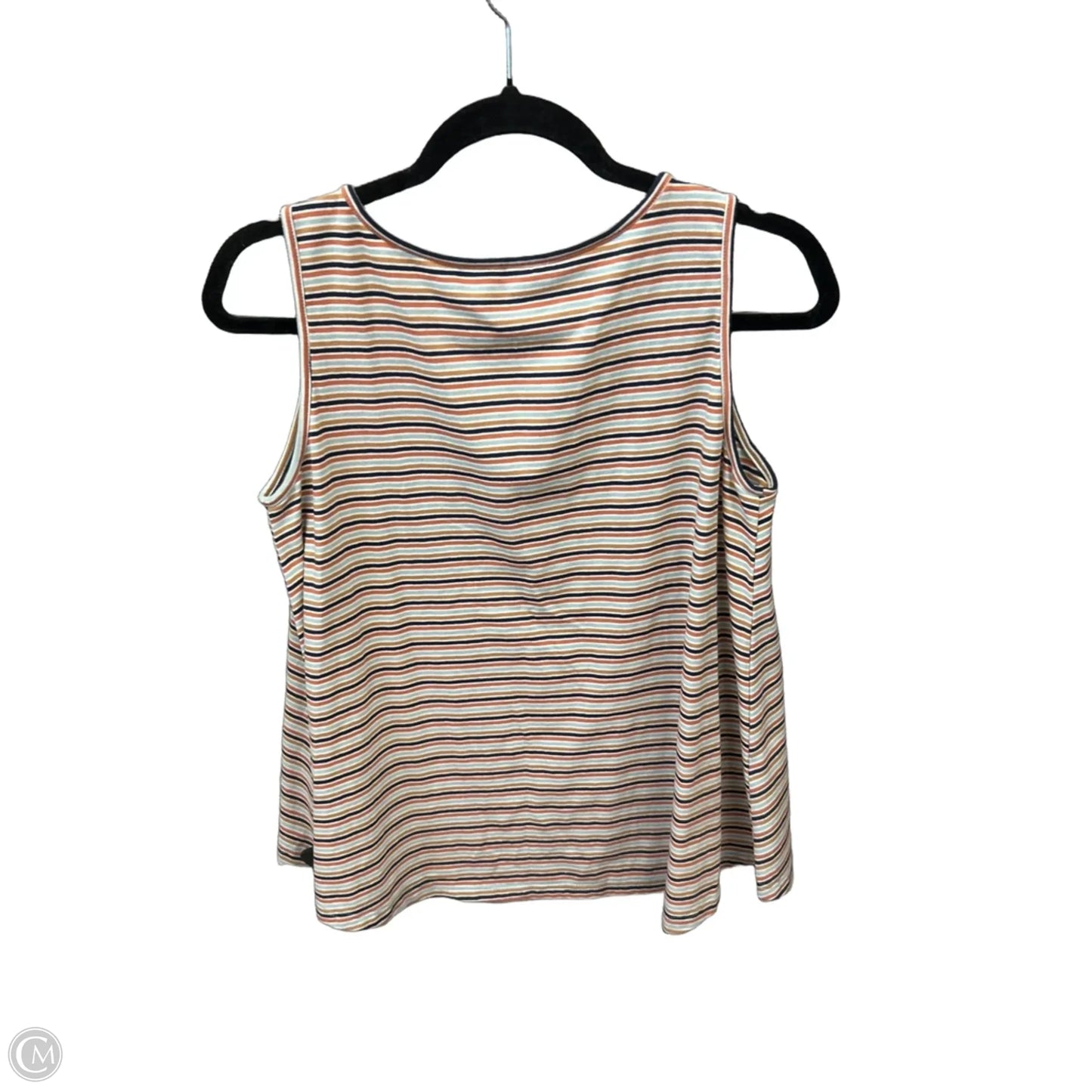 Top Sleeveless By Clothes Mentor In Striped Pattern, Size: M
