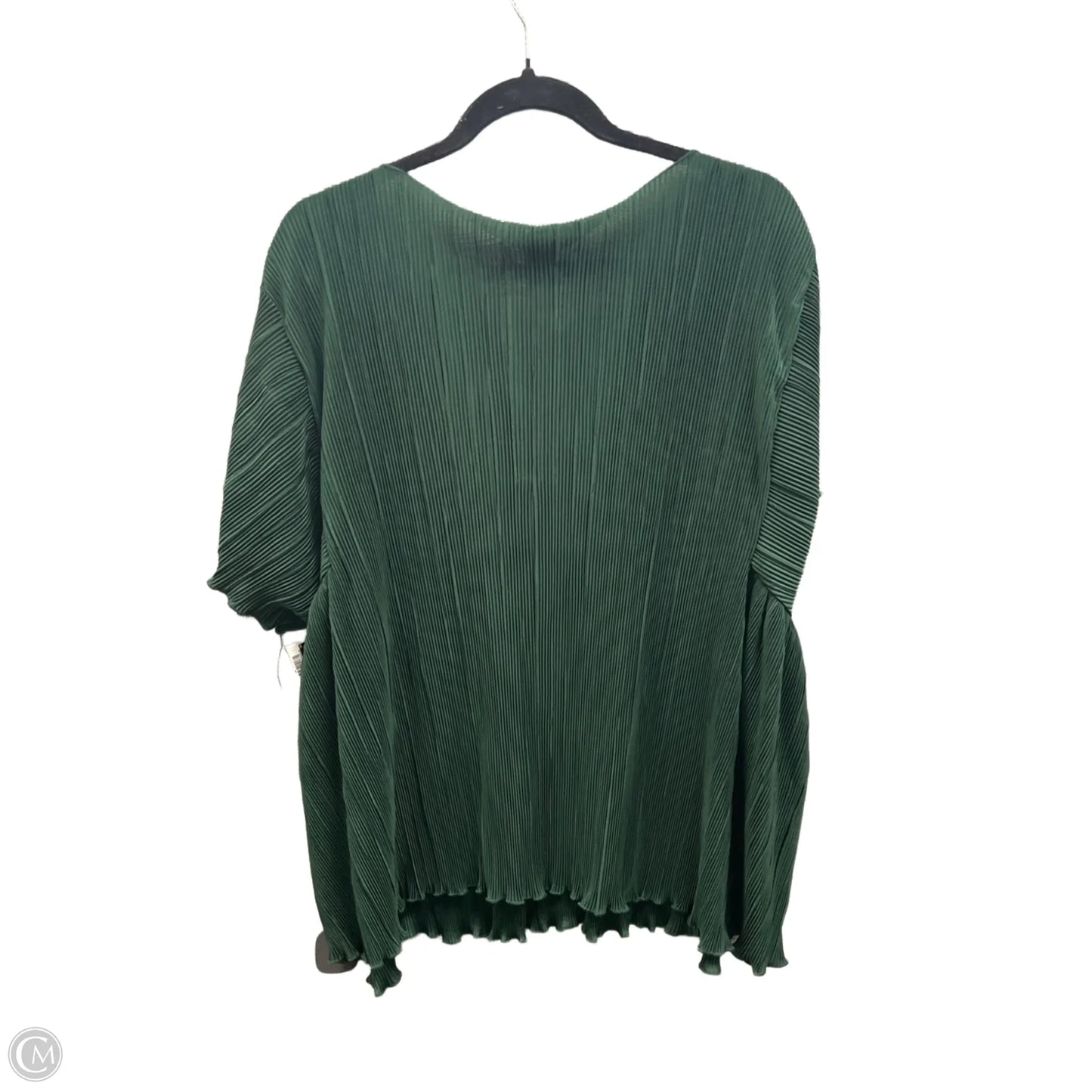 Top Short Sleeve By Agnes & Dora In Green, Size: M