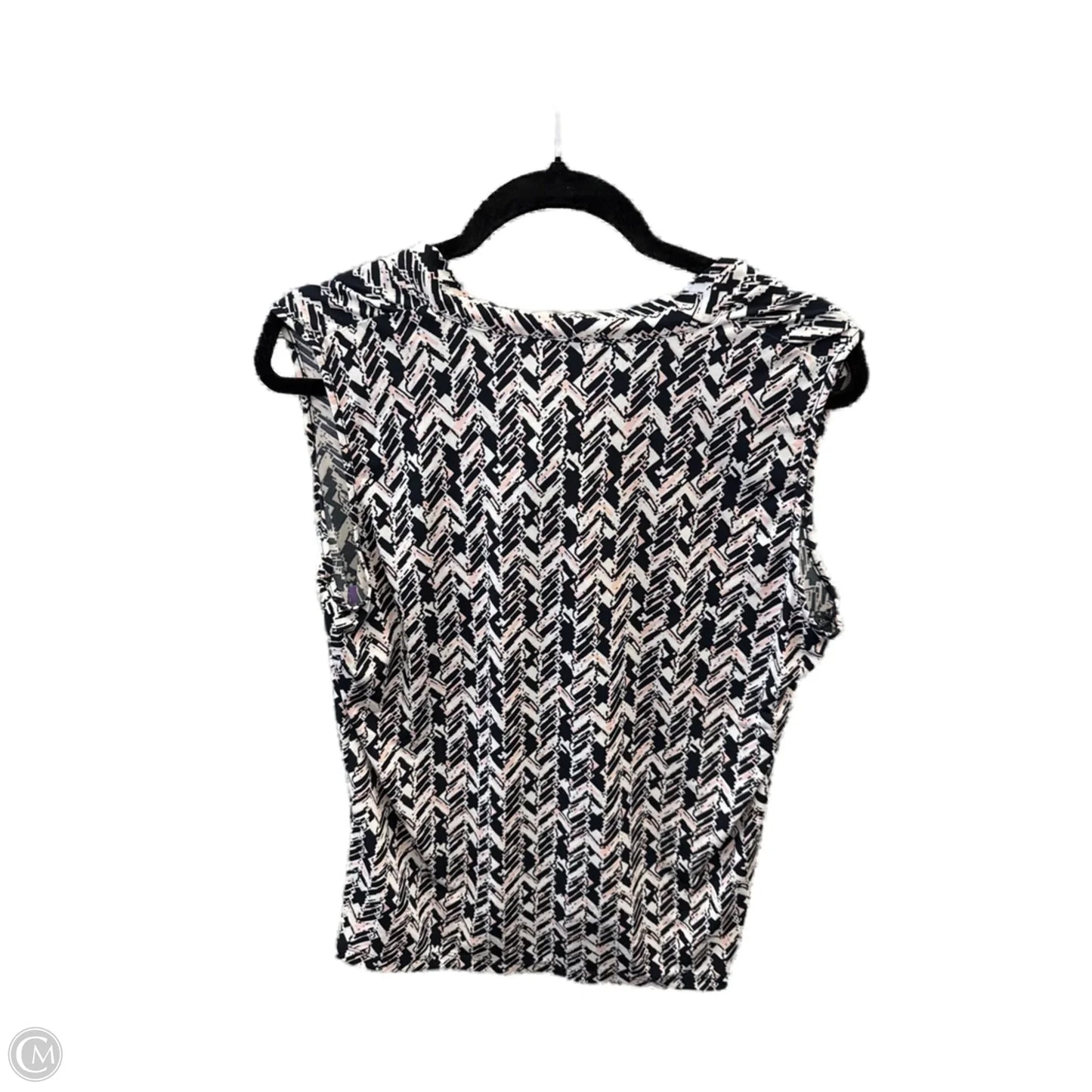 Top Sleeveless By Jones New York In Multi-colored, Size: L