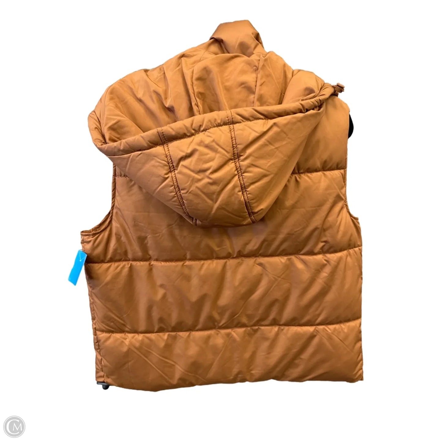 Vest Puffer & Quilted By Arizona In Brown, Size: M