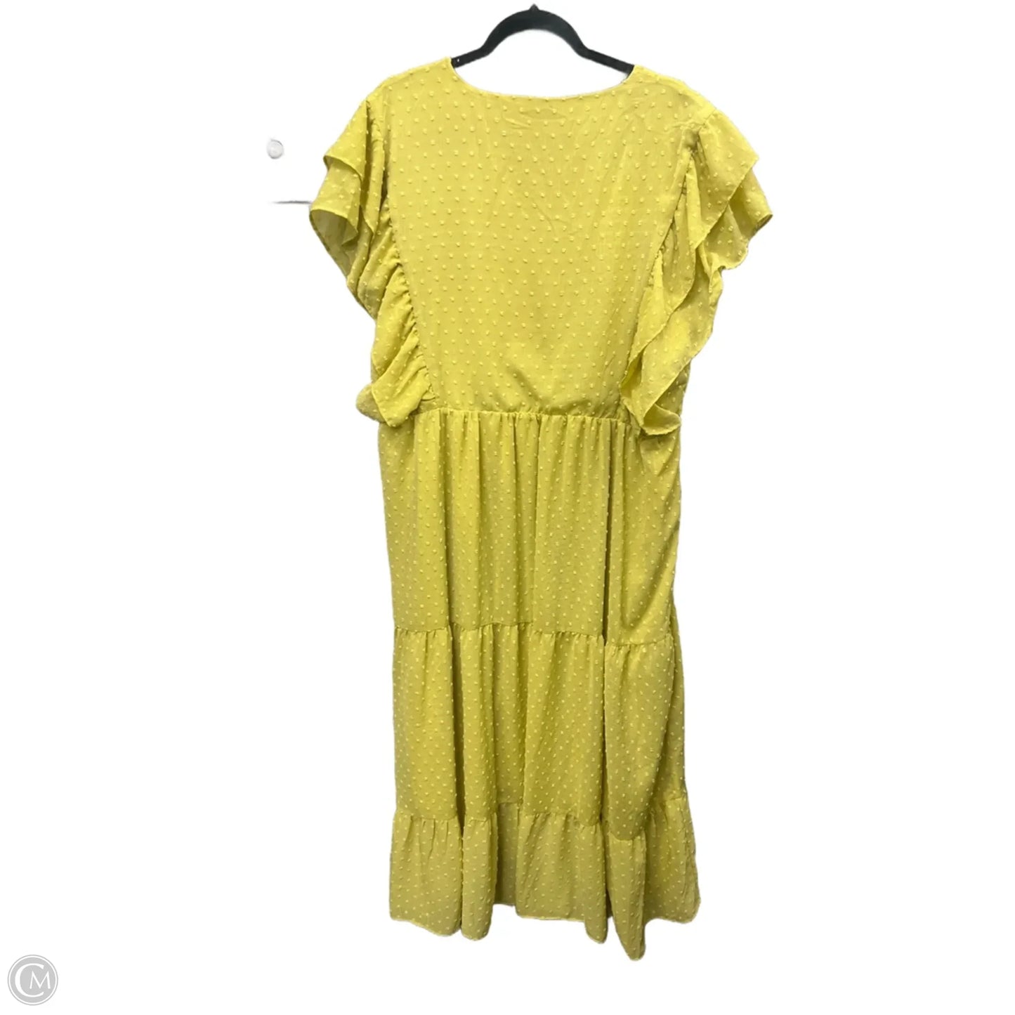 Dress Casual Maxi By Clothes Mentor In Green, Size: 3x