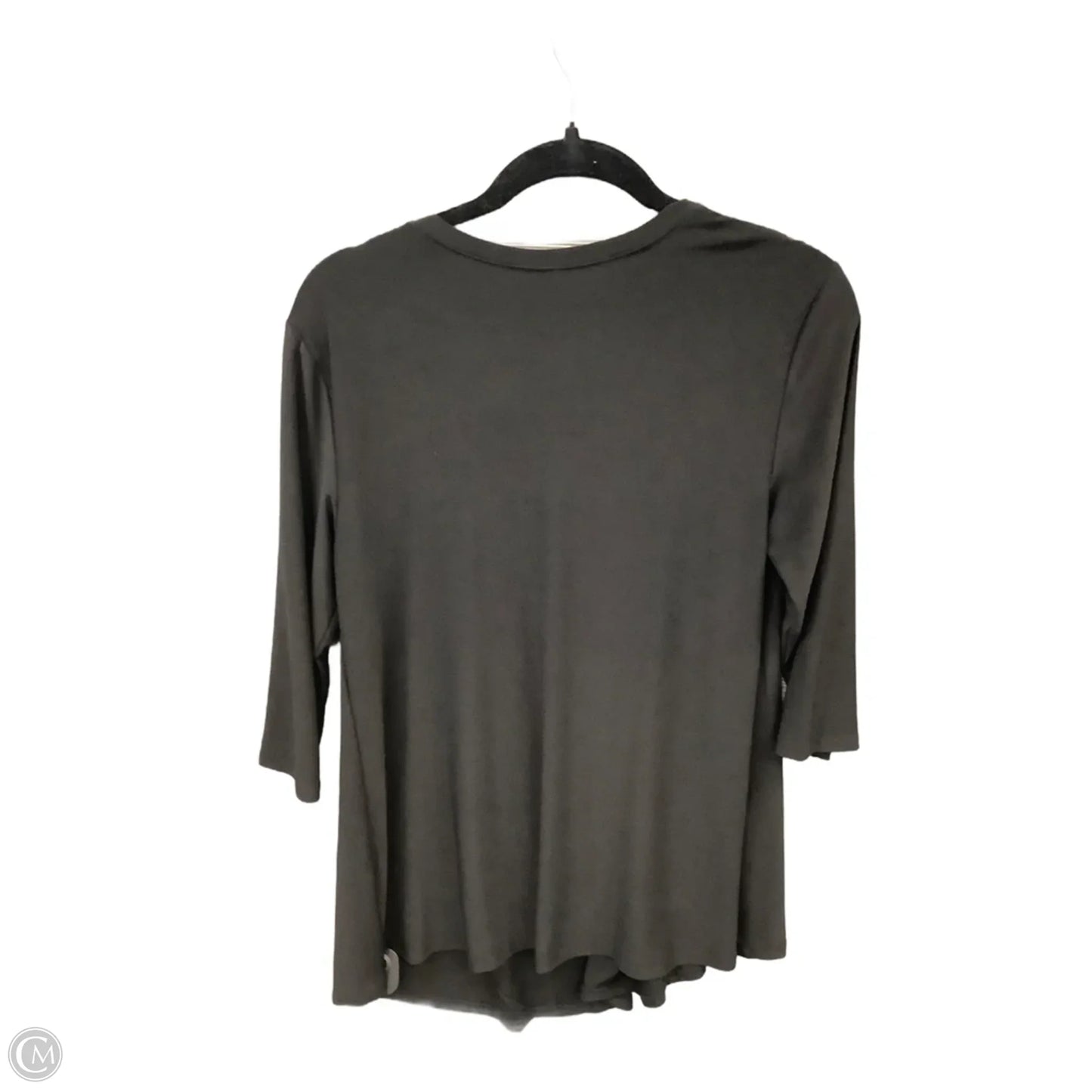 Tunic Long Sleeve By Clothes Mentor In Black, Size: S