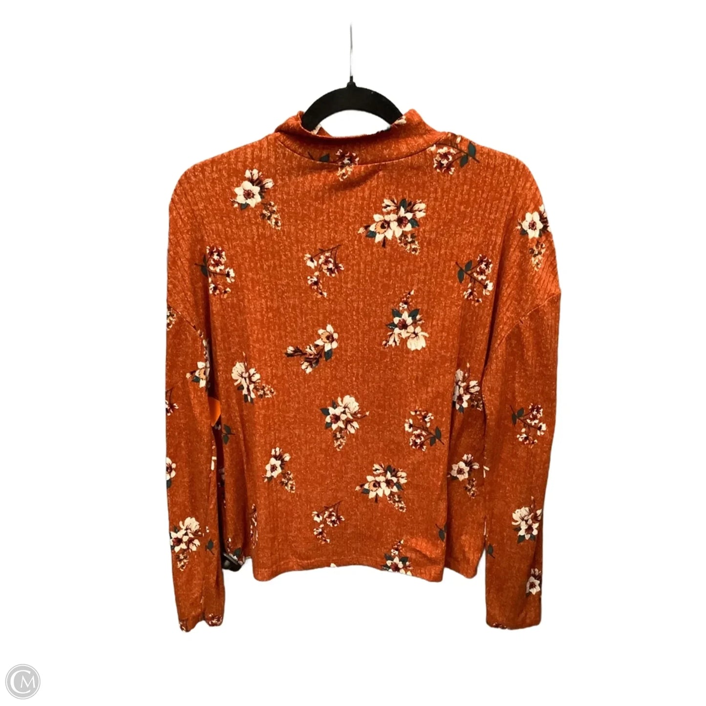 Top Long Sleeve By Eye Candy In Orange, Size: M