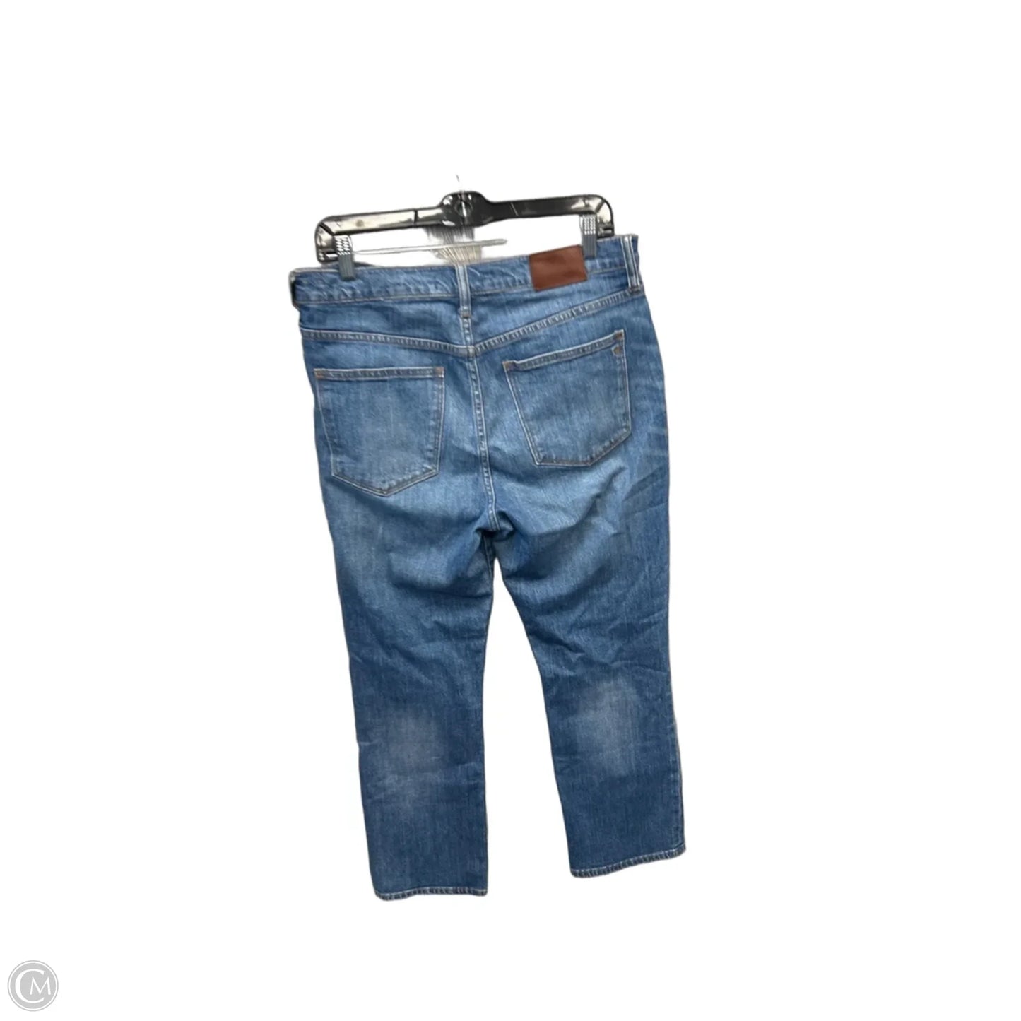 Jeans Cropped By Madewell In Blue Denim, Size: 12
