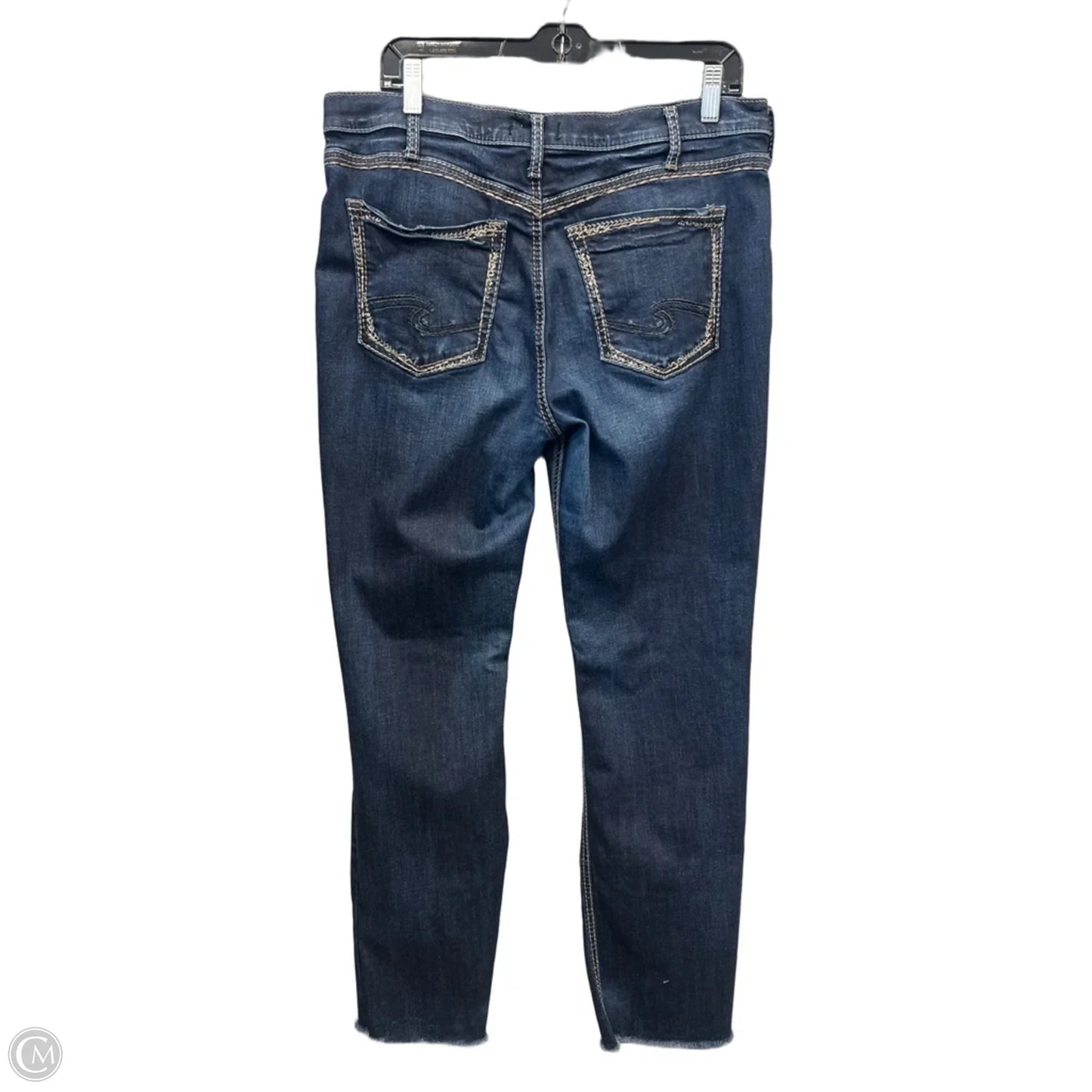 Jeans Straight By Clothes Mentor In Blue Denim, Size: 14