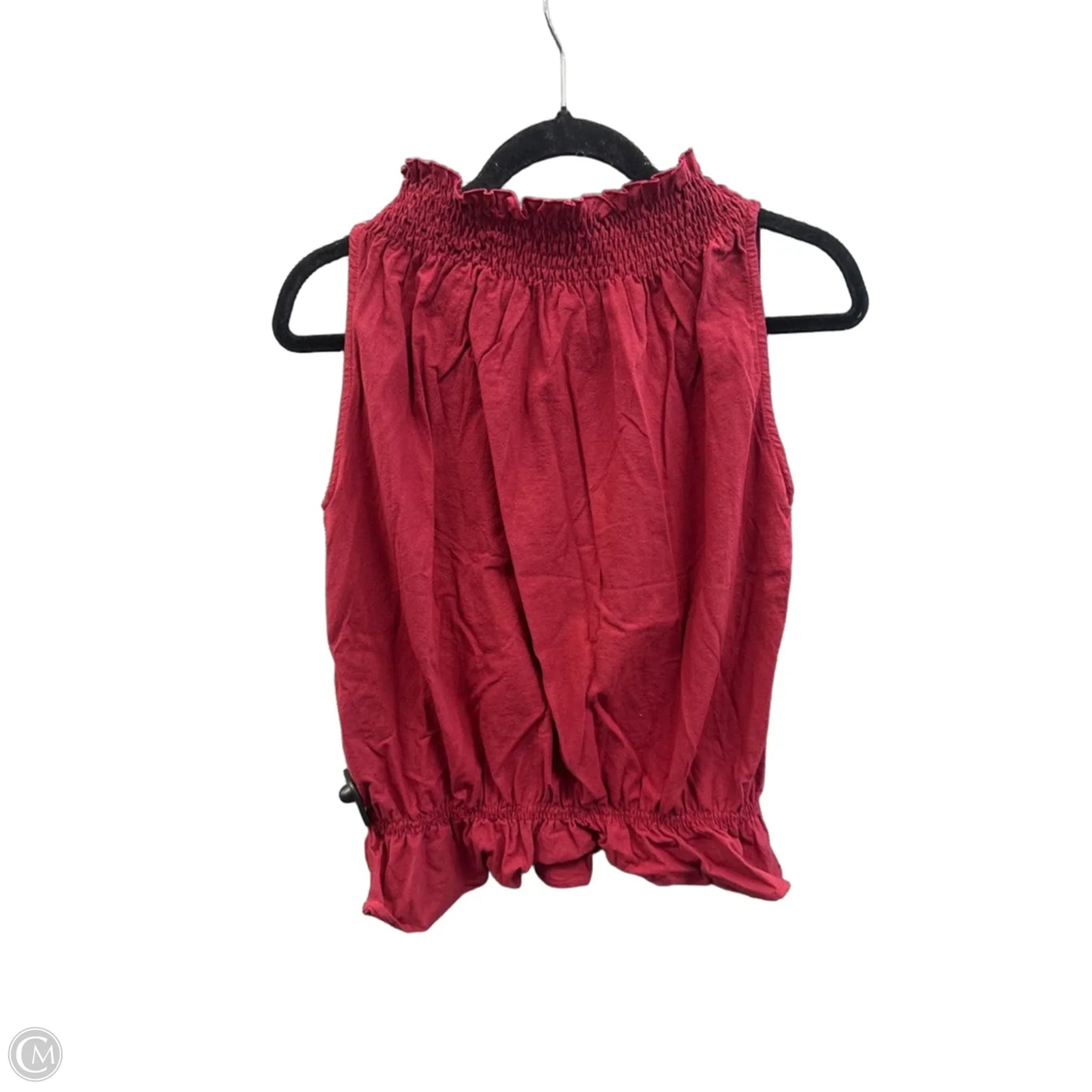 Top Sleeveless By Clothes Mentor In Red, Size: Xl
