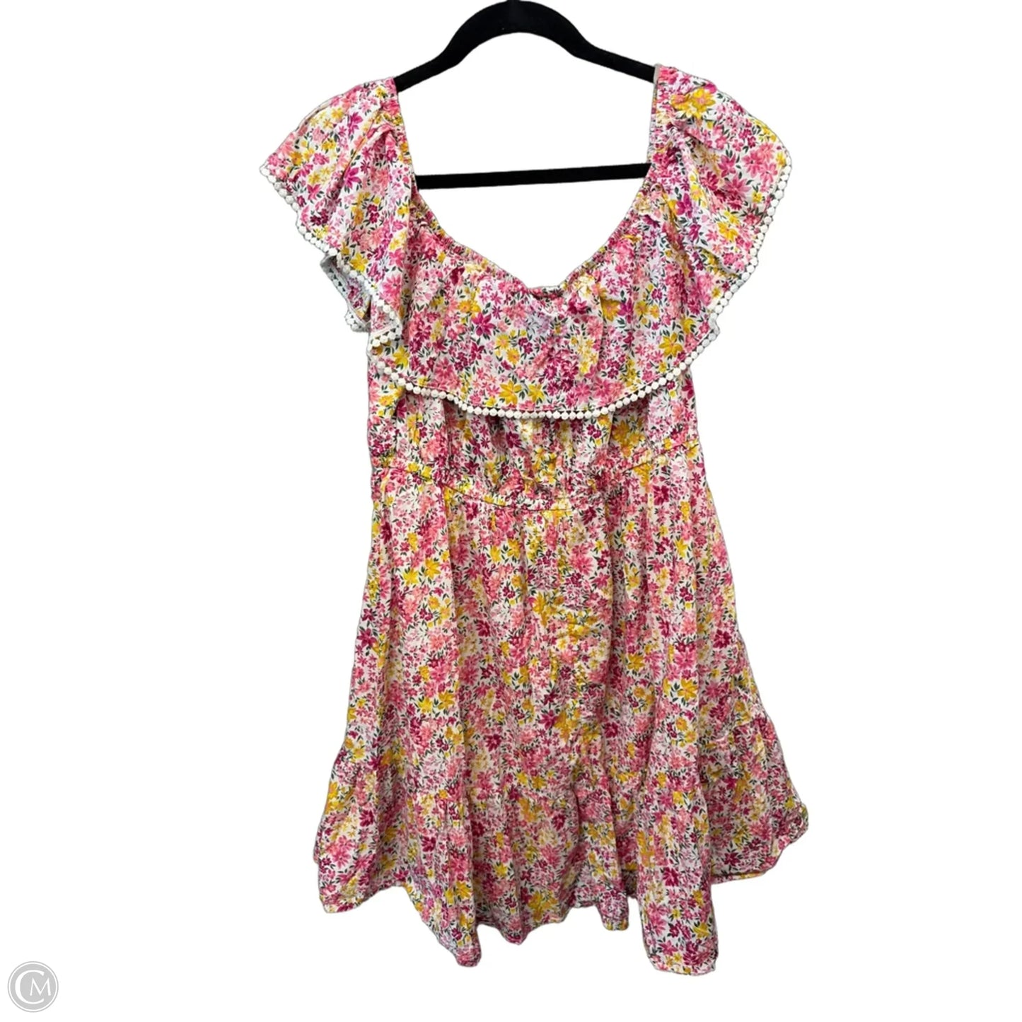 Dress Casual Midi By Terra & Sky In Floral Print, Size: 3x