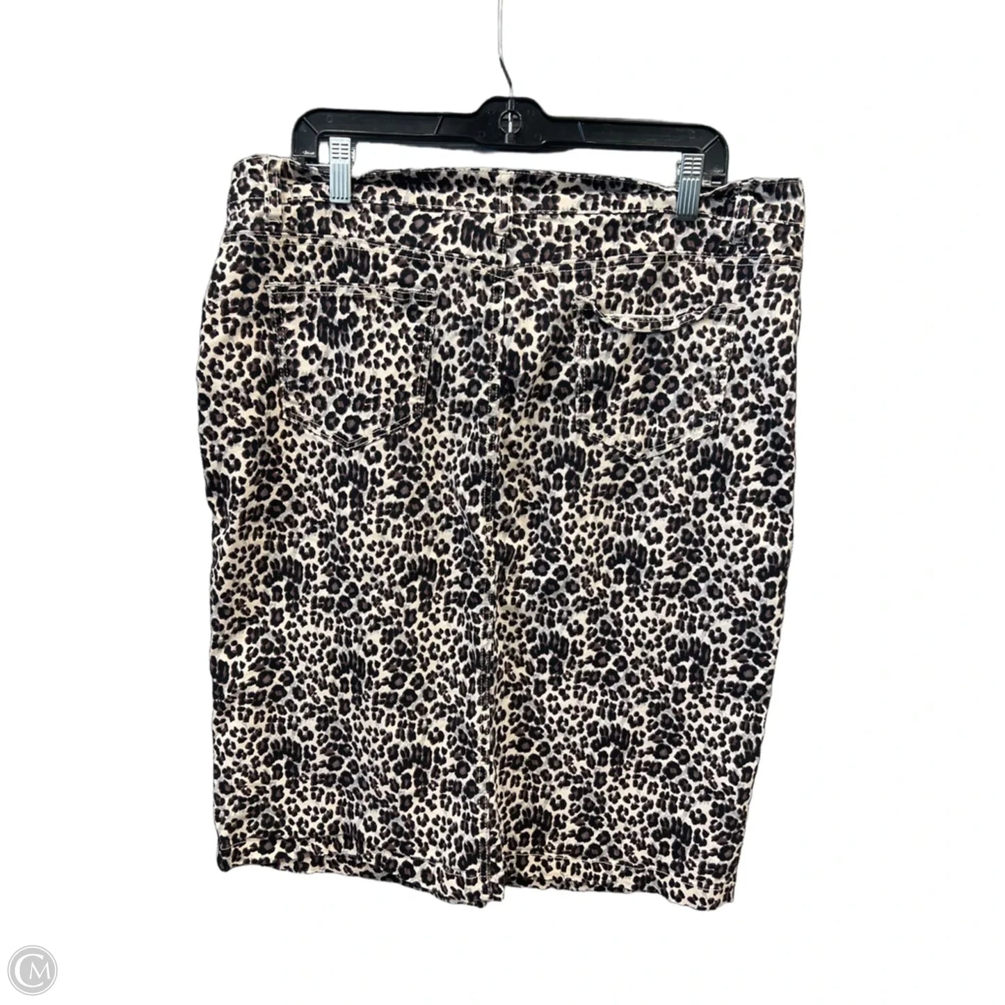 Skirt Midi By Clothes Mentor In Animal Print, Size: 14