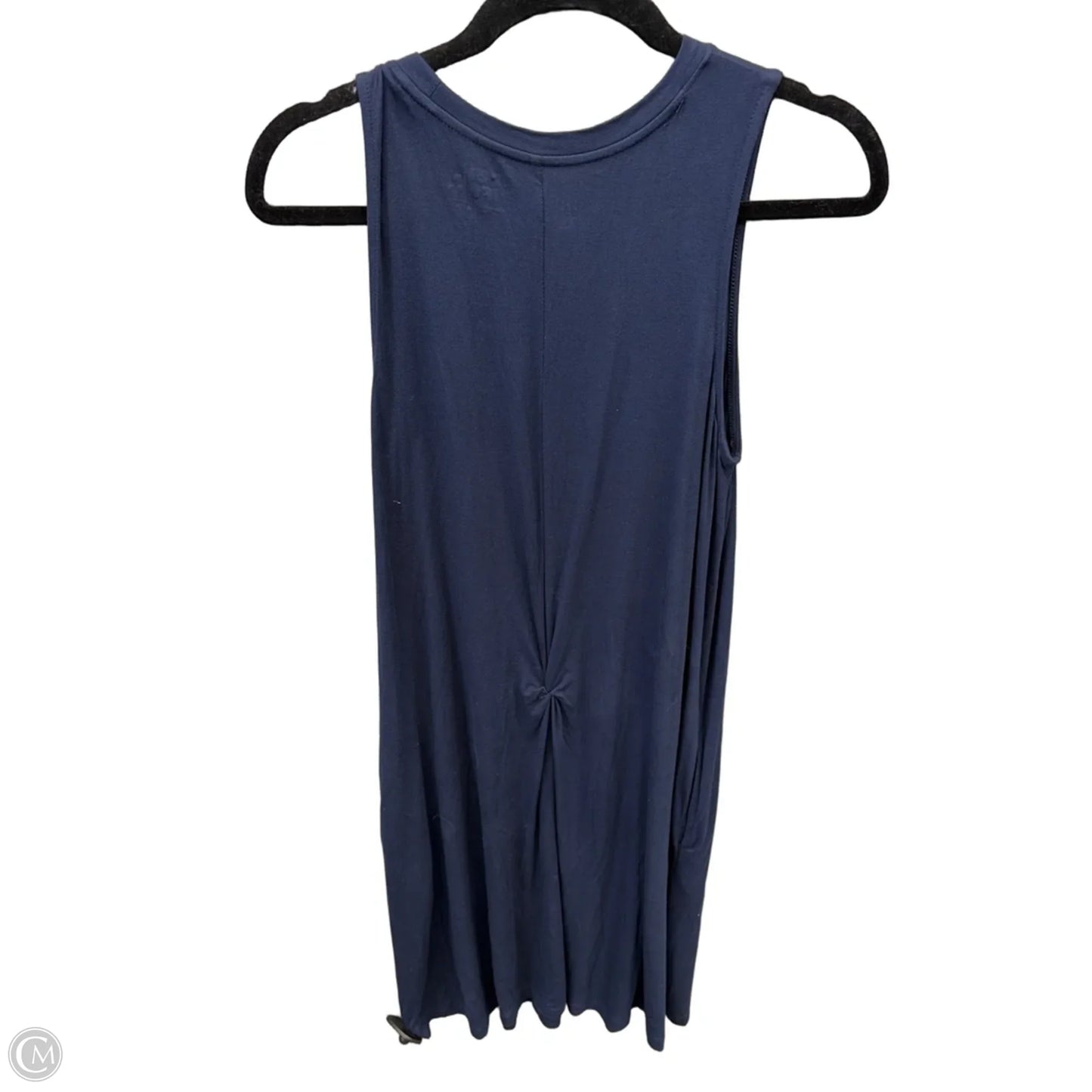 Dress Casual Midi By Time And Tru In Navy, Size: M