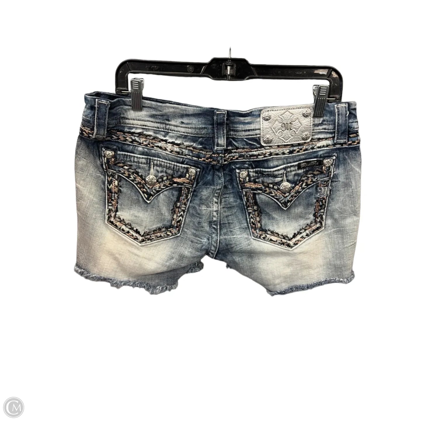 Shorts By Miss Me In Blue Denim, Size: 14