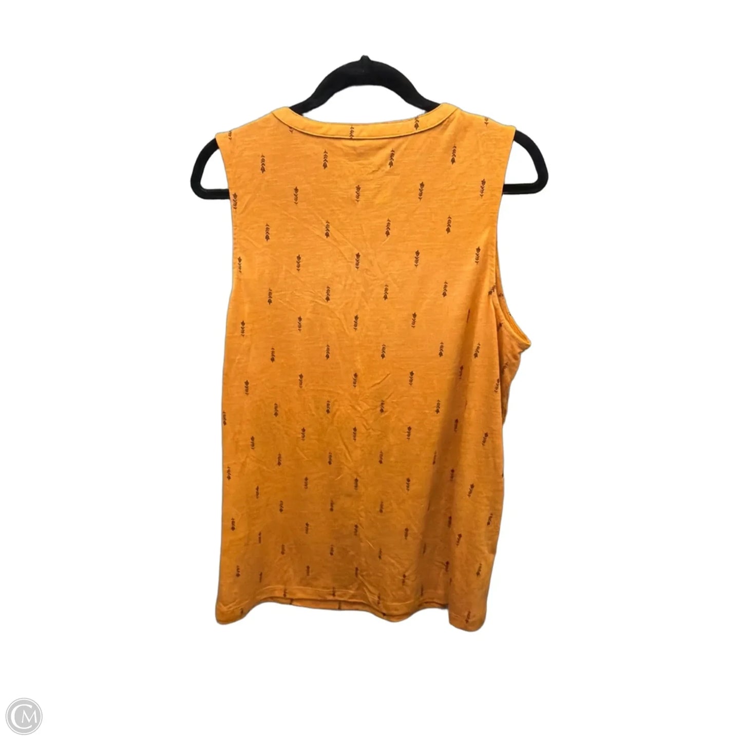 Top Sleeveless By Sonoma In Orange, Size: Xxl