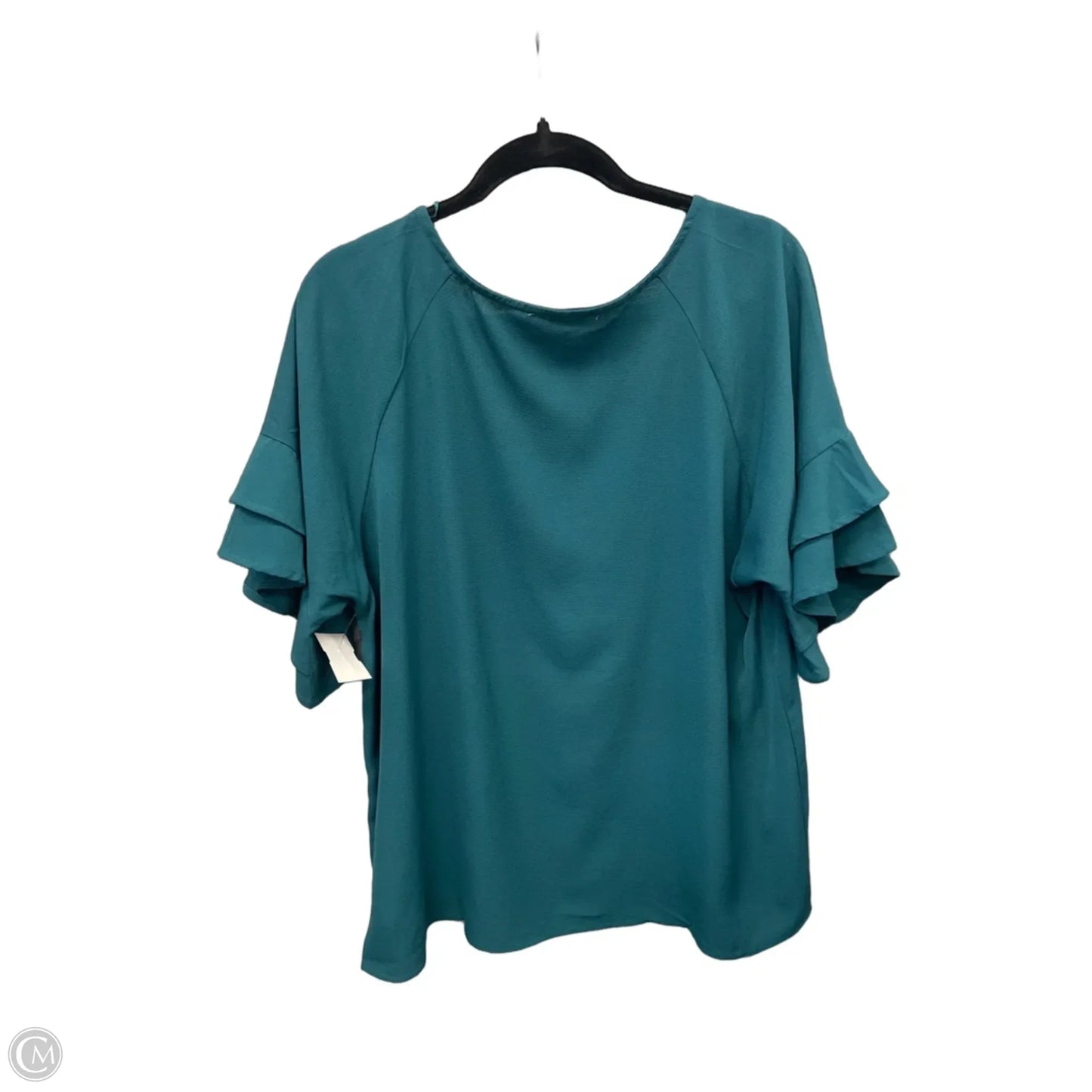 Top Short Sleeve By Umgee In Green, Size: Xl
