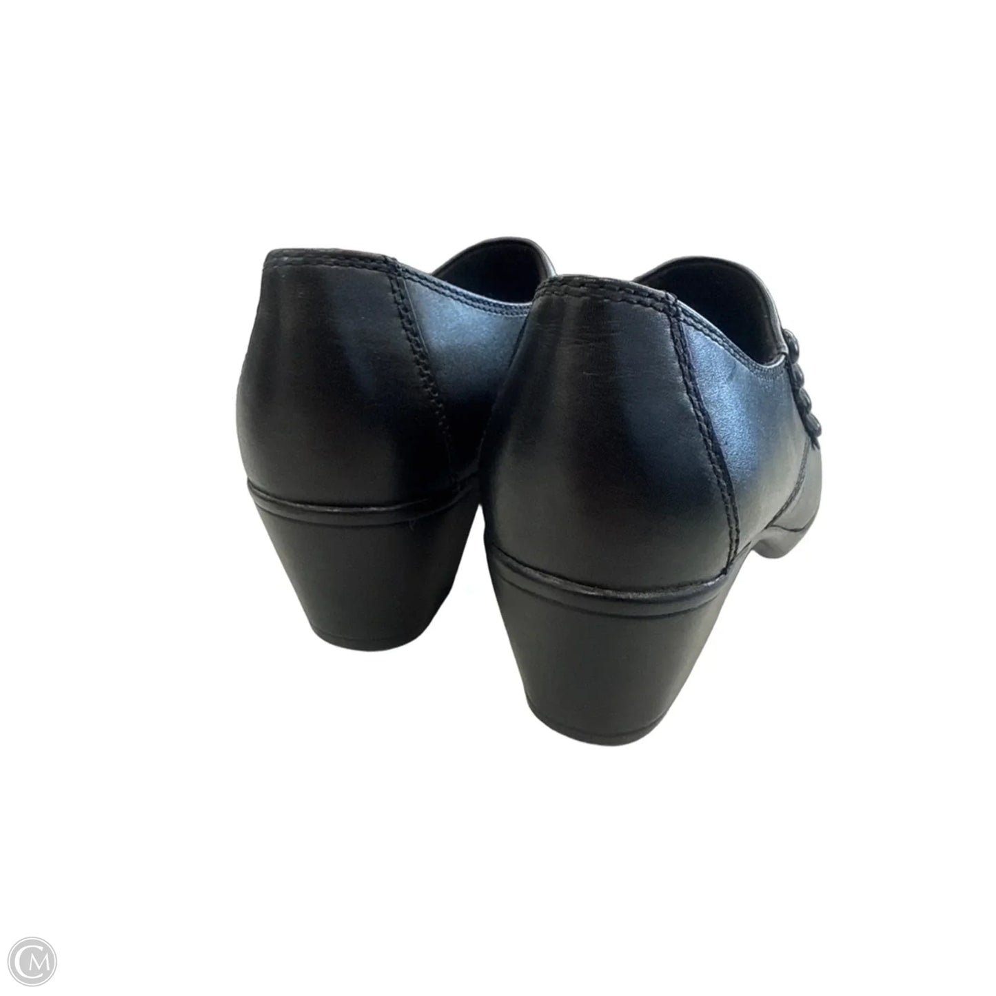 Shoes Heels Block By Clarks In Black, Size: 7