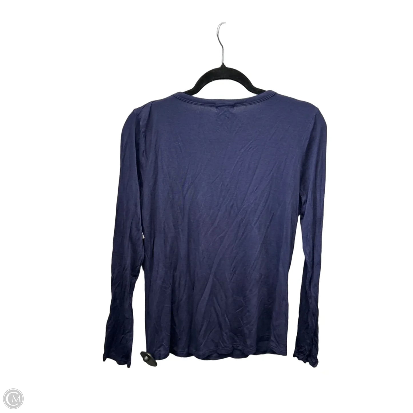 Top Long Sleeve By Glitz In Navy, Size: Xl