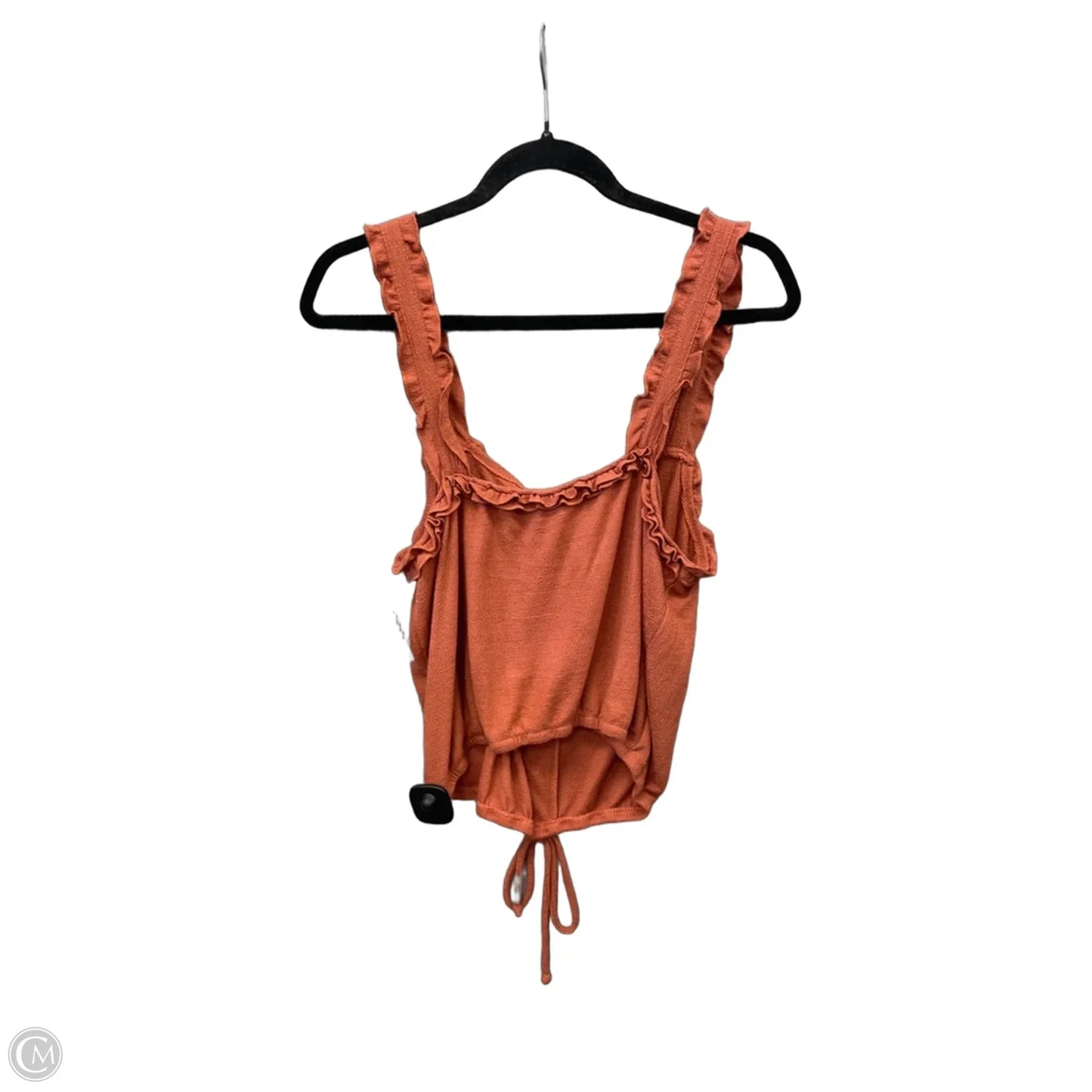 Top Sleeveless By Moa Moa In Orange, Size: L