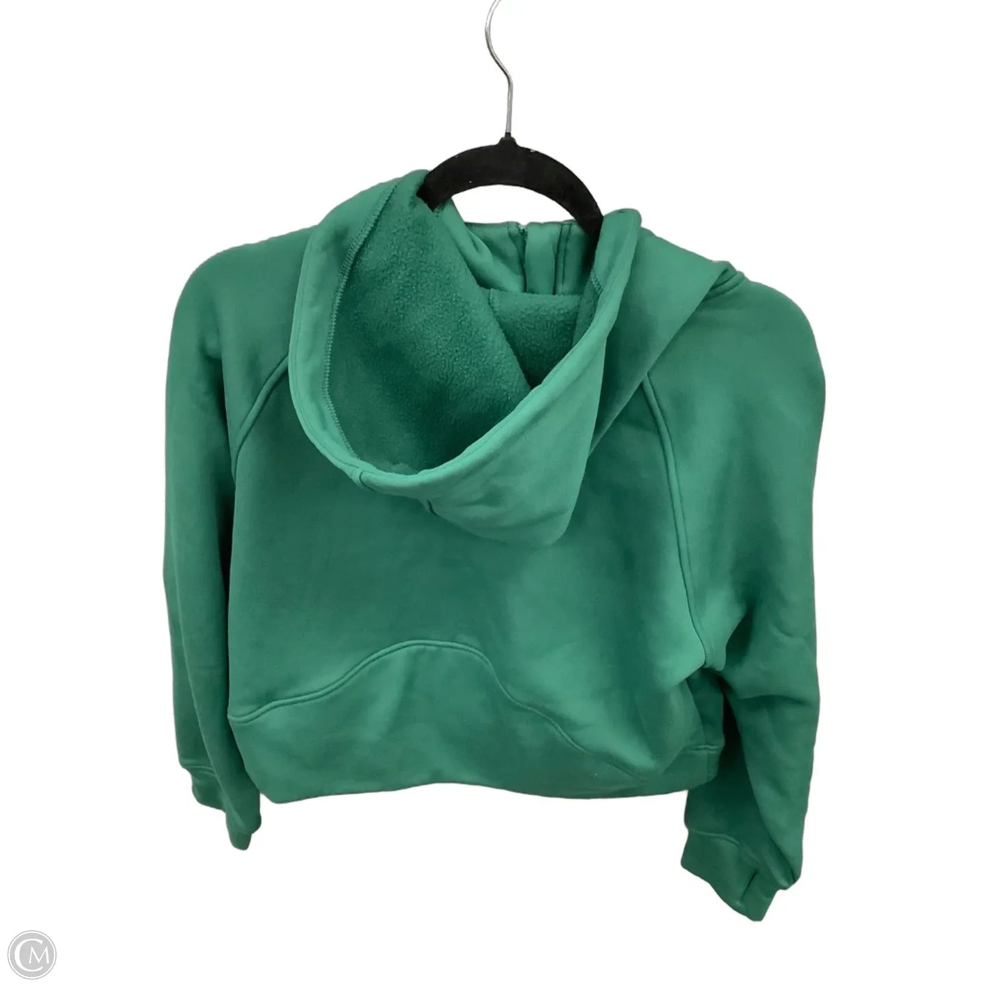 Sweatshirt Hoodie By Clothes Mentor In Green, Size: M