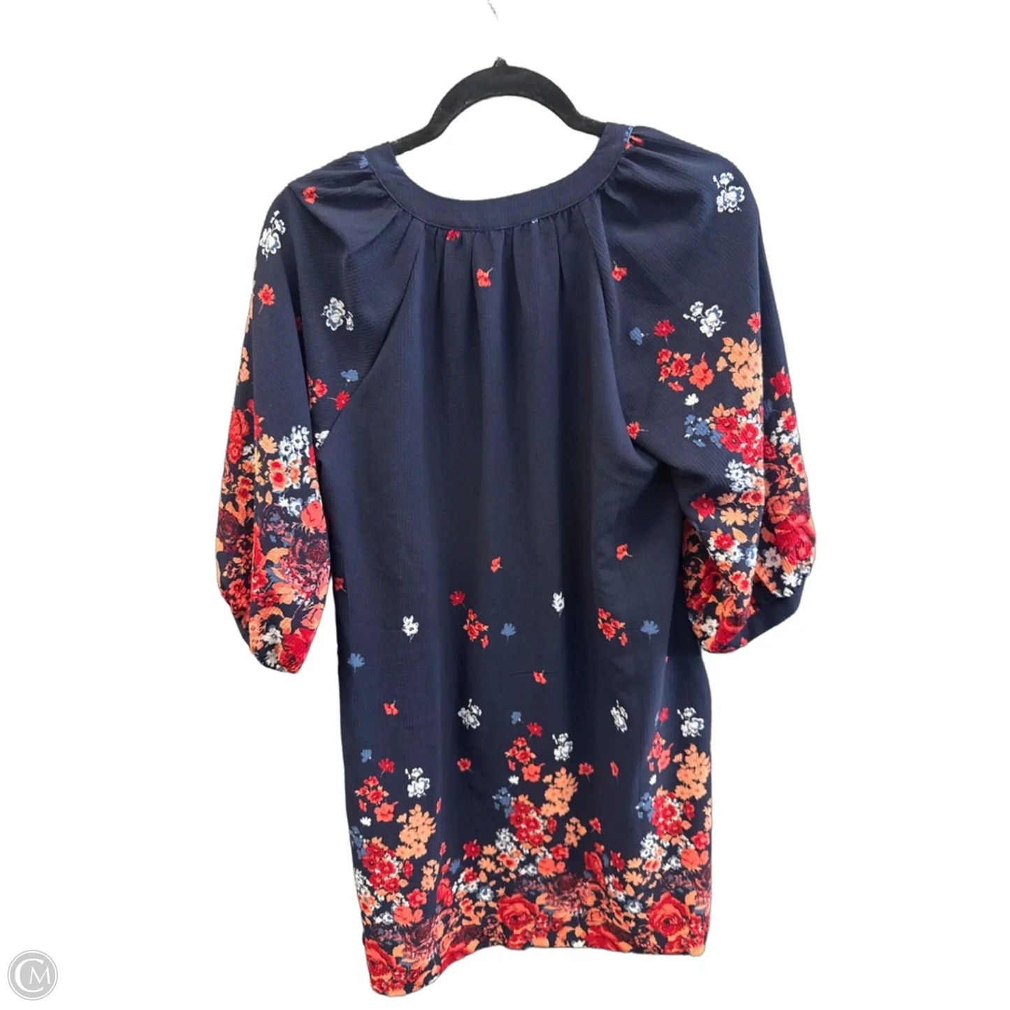 Dress Casual Midi By Robbie Bee In Navy, Size: M