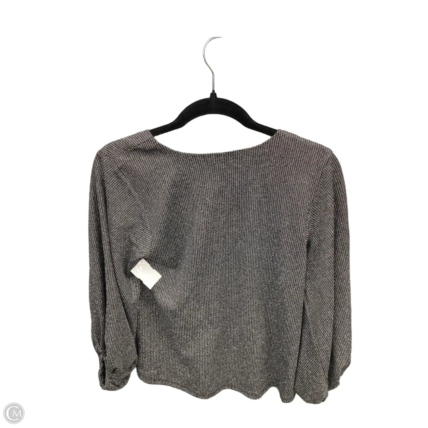 Top Long Sleeve By Maurices In Silver, Size: Xs