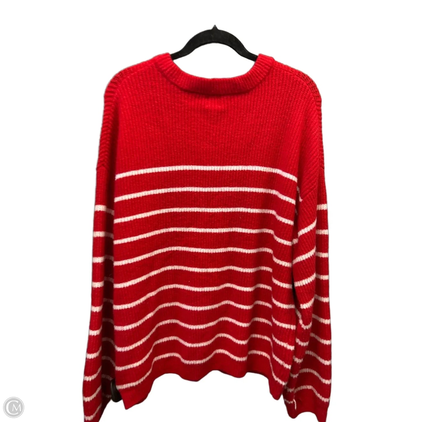 Sweater By A New Day In Red & White, Size: Xl