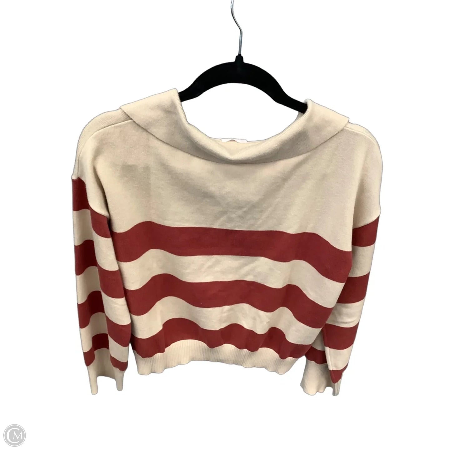 Top Long Sleeve By Clothes Mentor In Striped Pattern, Size: S