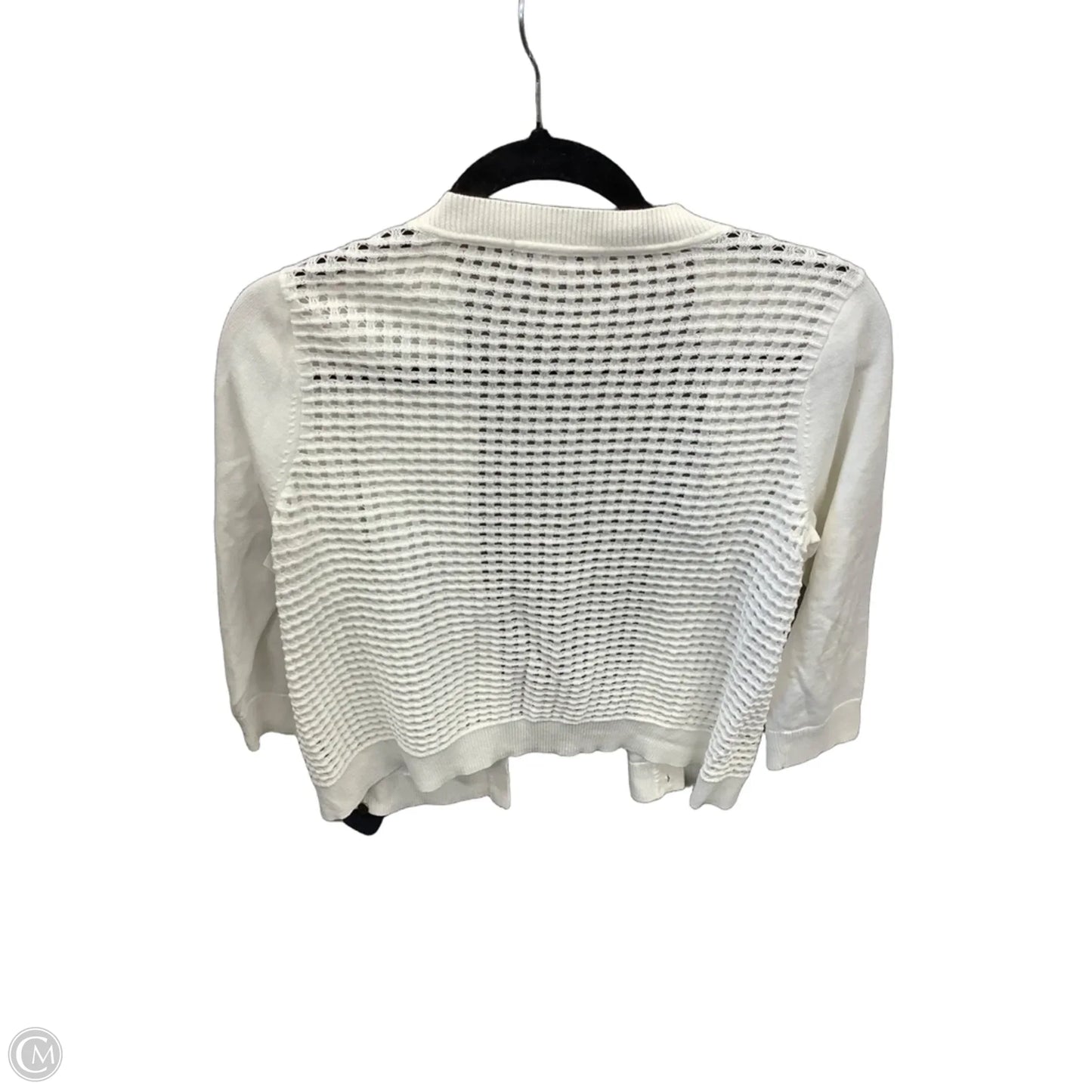 Cardigan By Liz Claiborne In White, Size: M