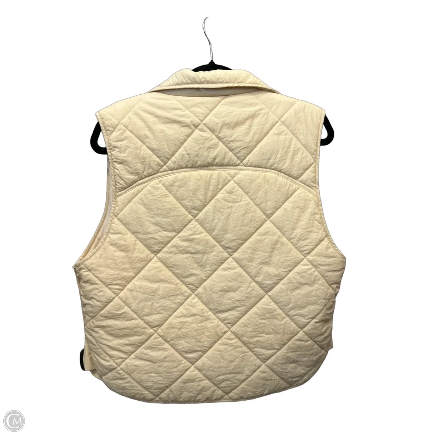 Vest Puffer & Quilted By Clothes Mentor In Beige, Size: L