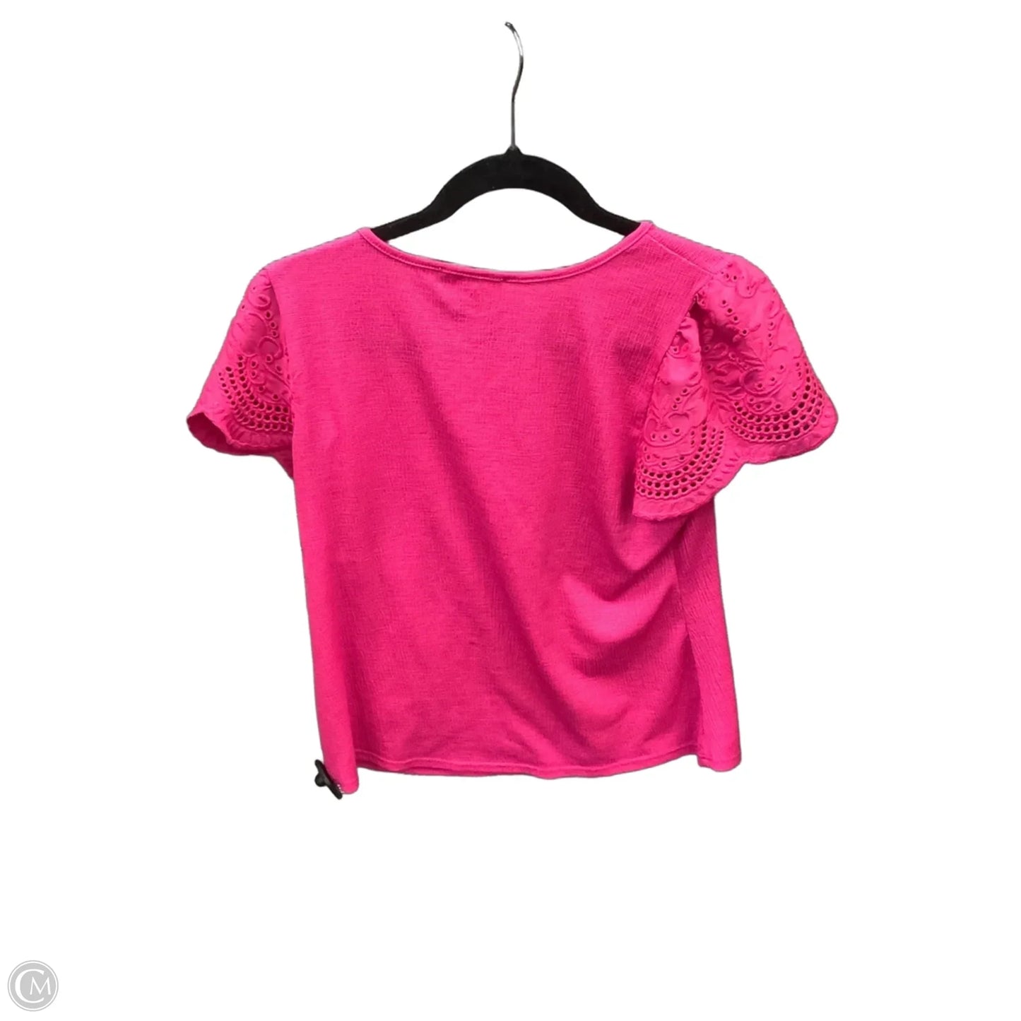 Top Short Sleeve By Clothes Mentor In Pink, Size: S