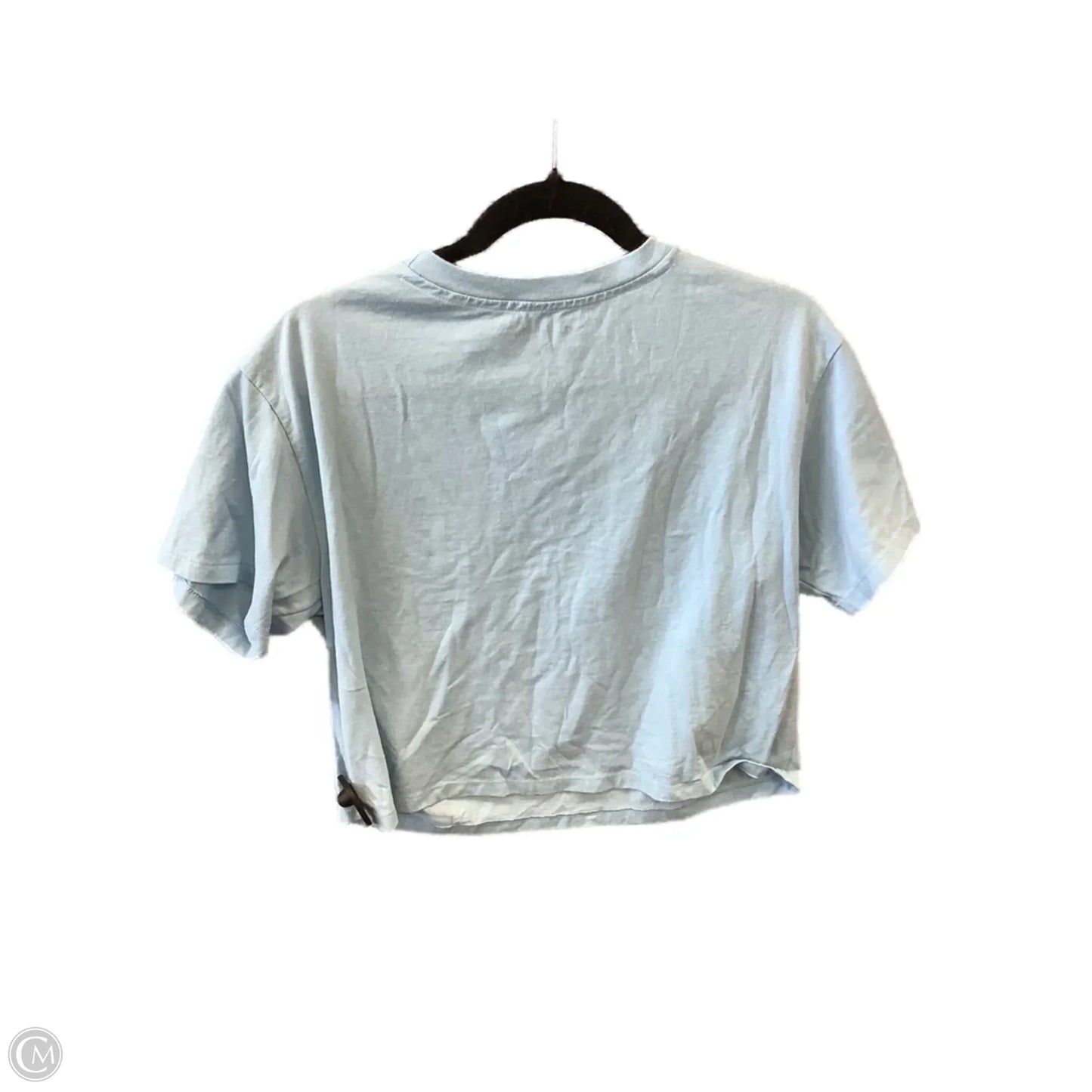 Athletic Top Short Sleeve By Champion In Blue, Size: M