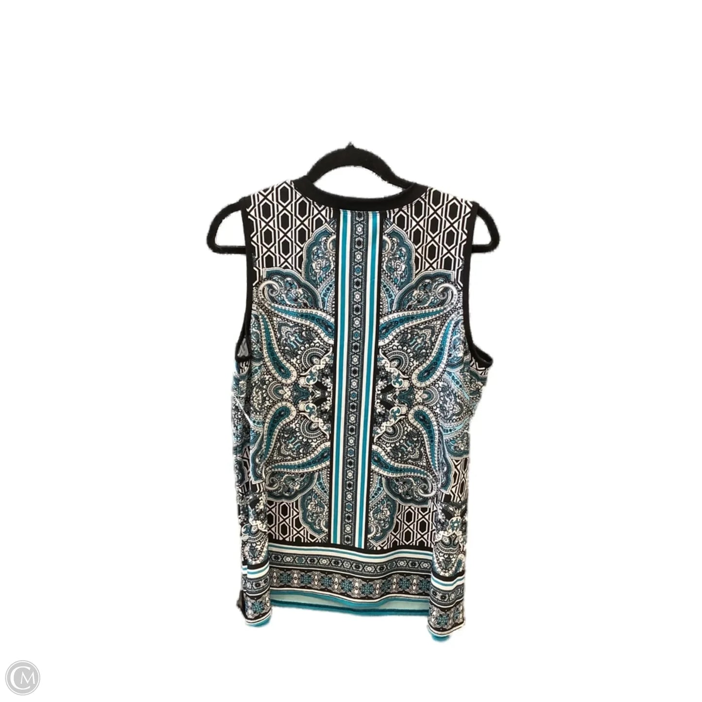 Top Sleeveless By Apt 9 In Multi-colored, Size: Xl