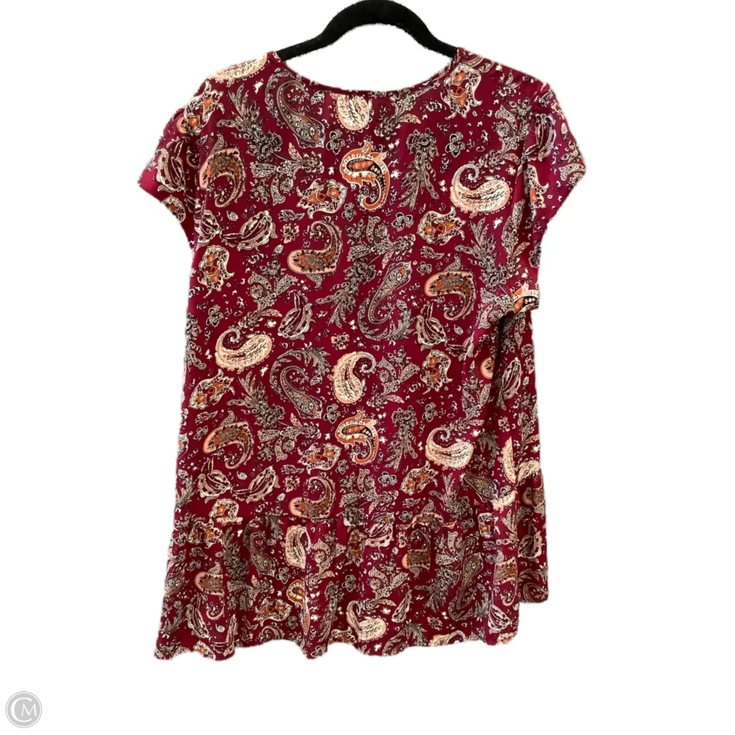 Top Short Sleeve By Dr2 In Multi-colored, Size: Xl