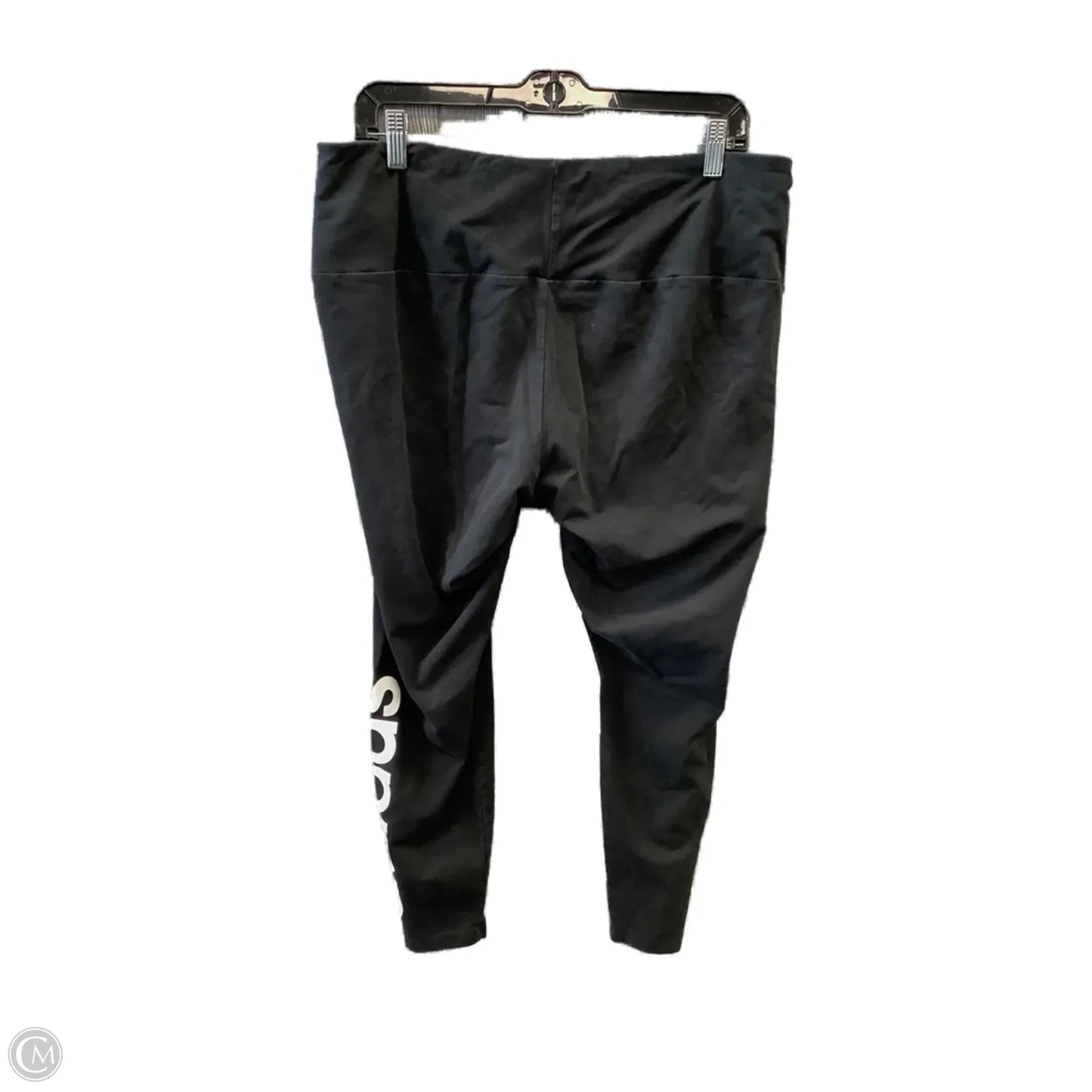 Athletic Leggings By Adidas In Black, Size: 3x