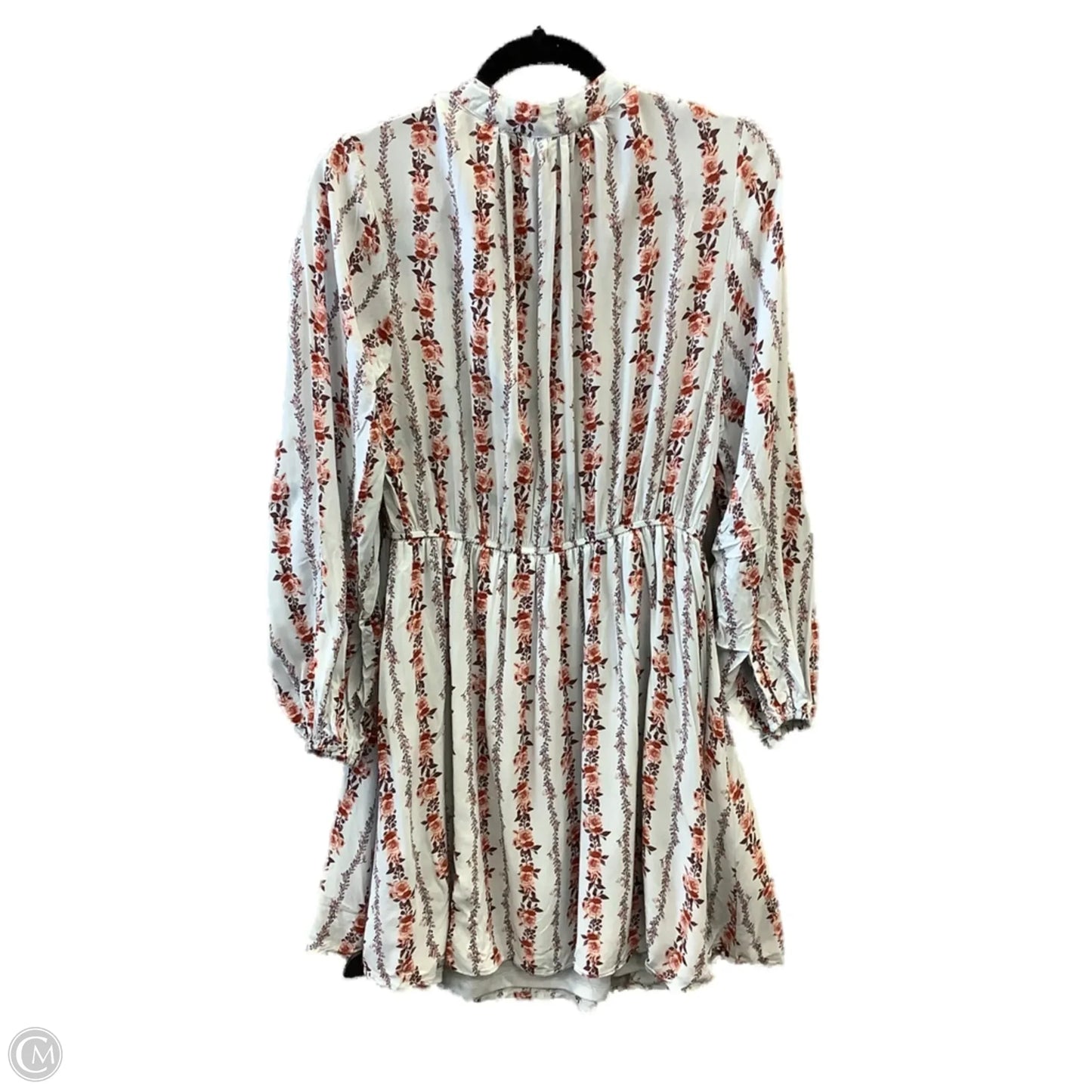 Dress Casual Midi By Savanna Jane In Floral Print, Size: 1x